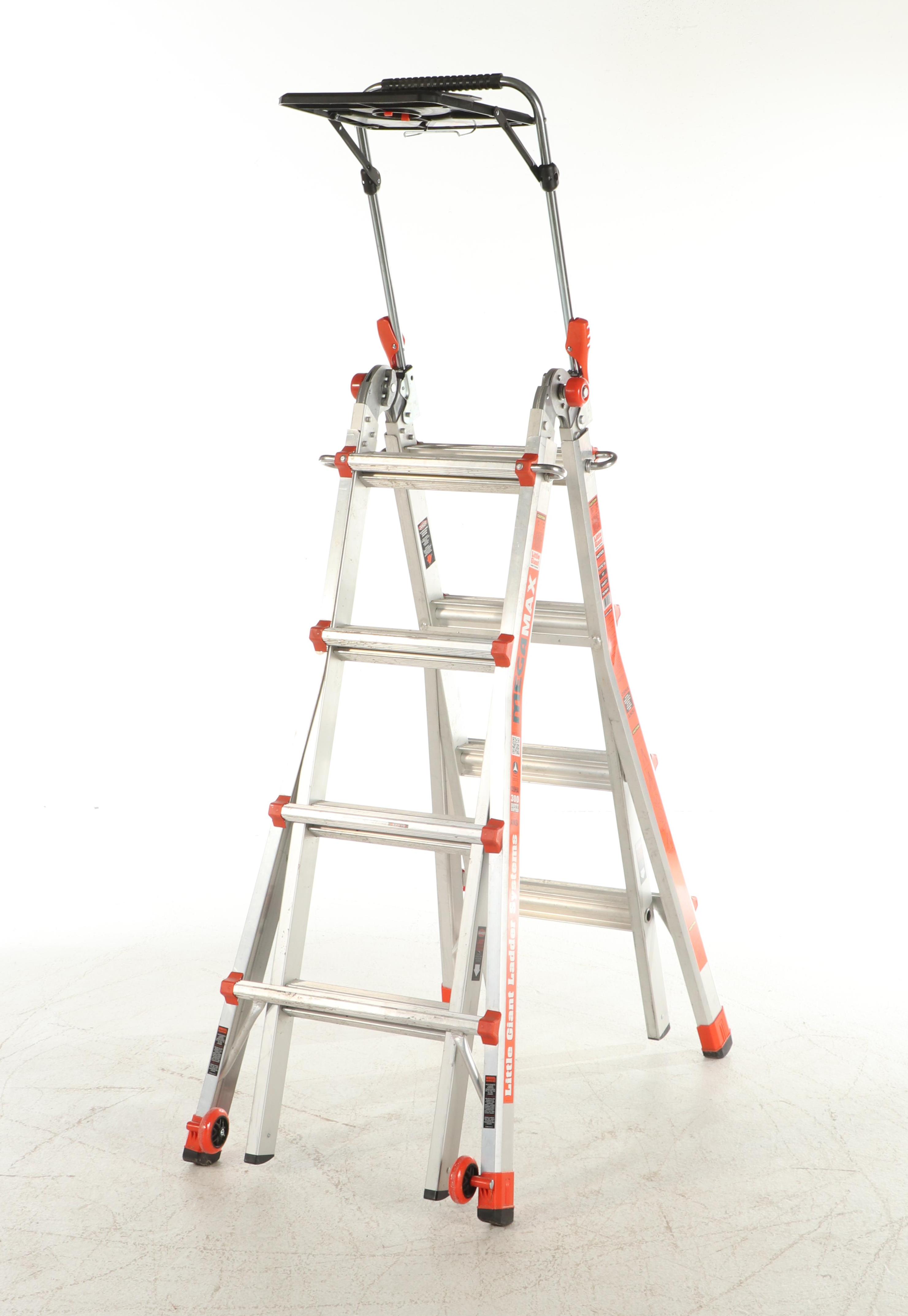 Little Giant Ladder MegaMax and Werner 368 Aluminum Step Ladders