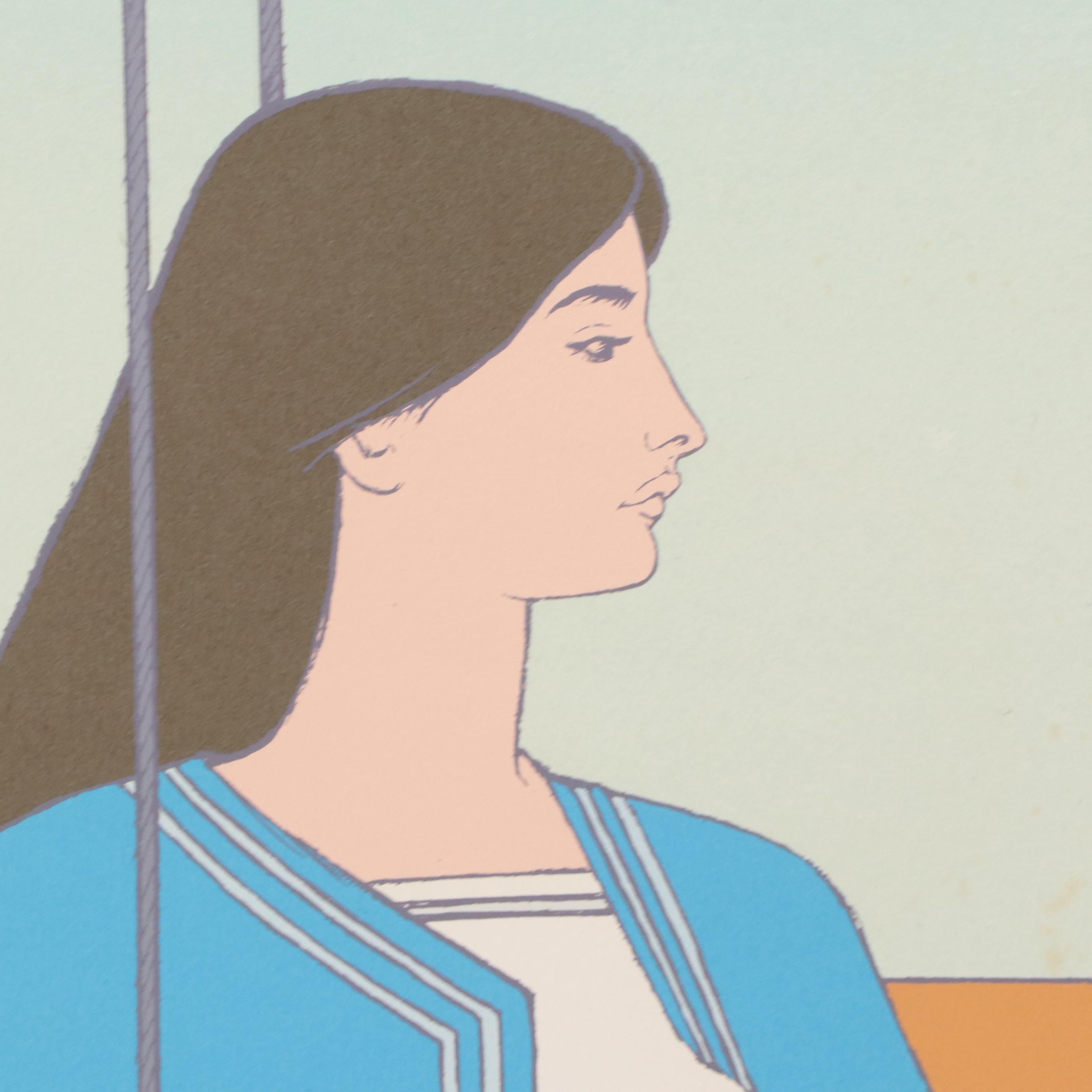 Will Barnet Serigraph "Summer," 1986