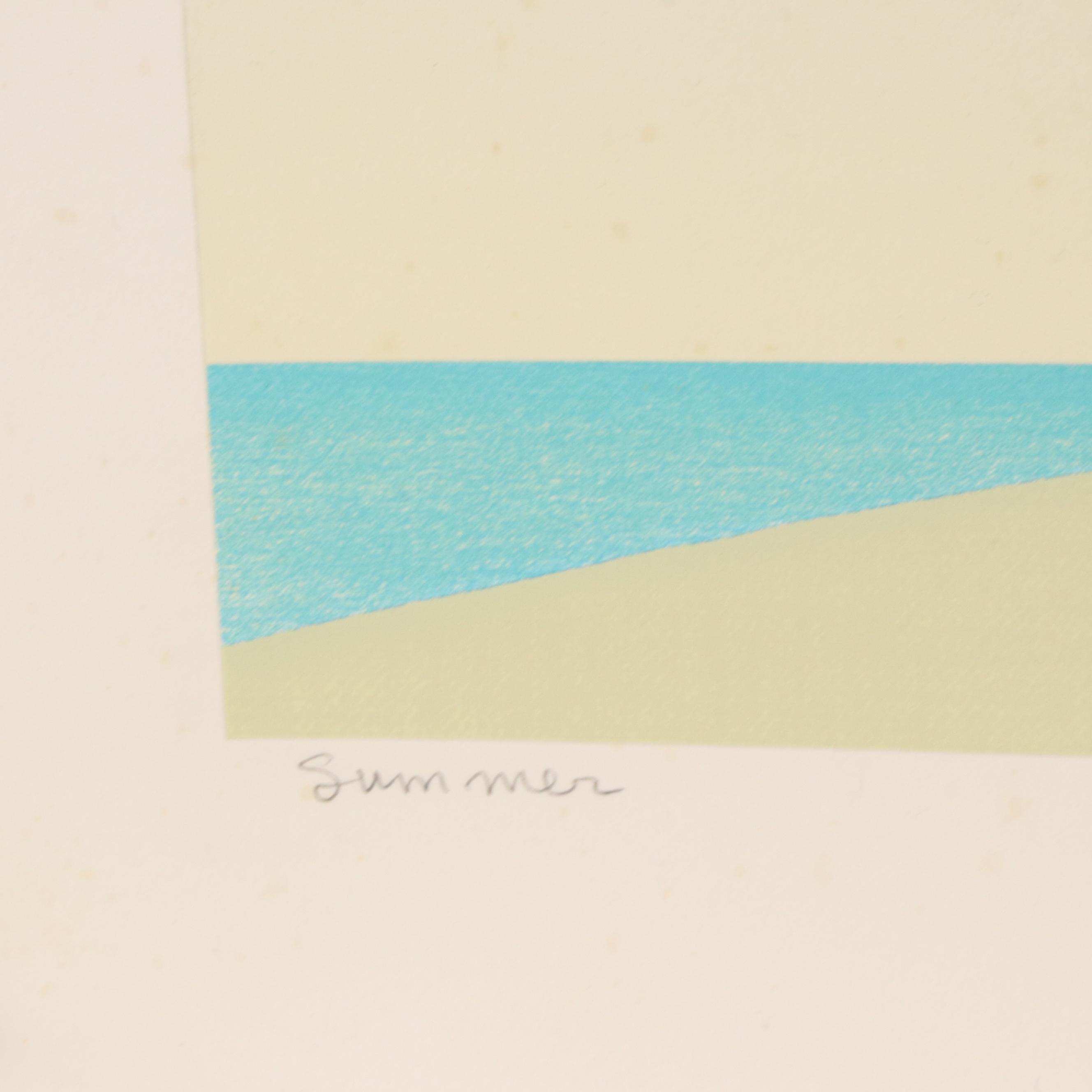 Will Barnet Serigraph "Summer," 1986