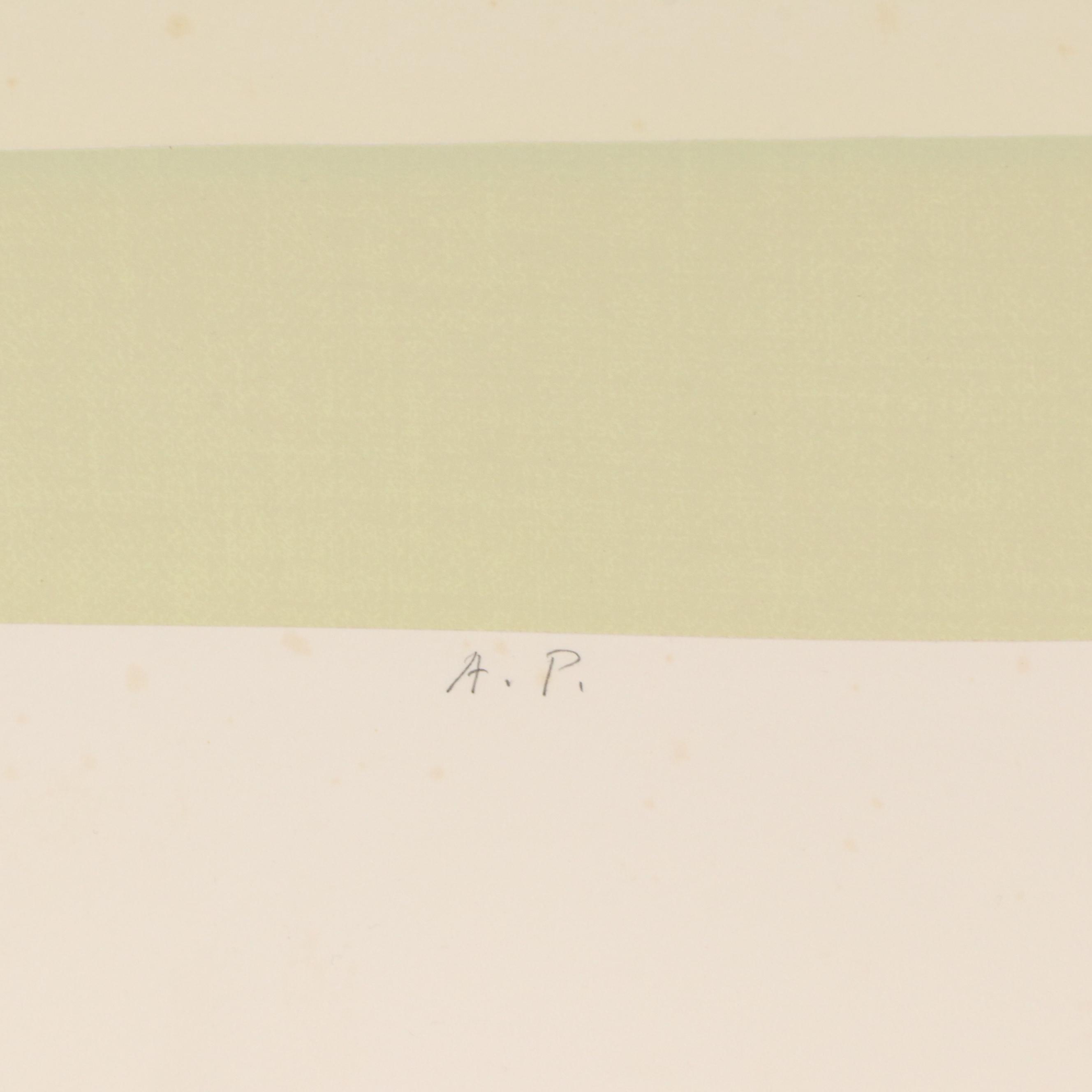 Will Barnet Serigraph "Summer," 1986