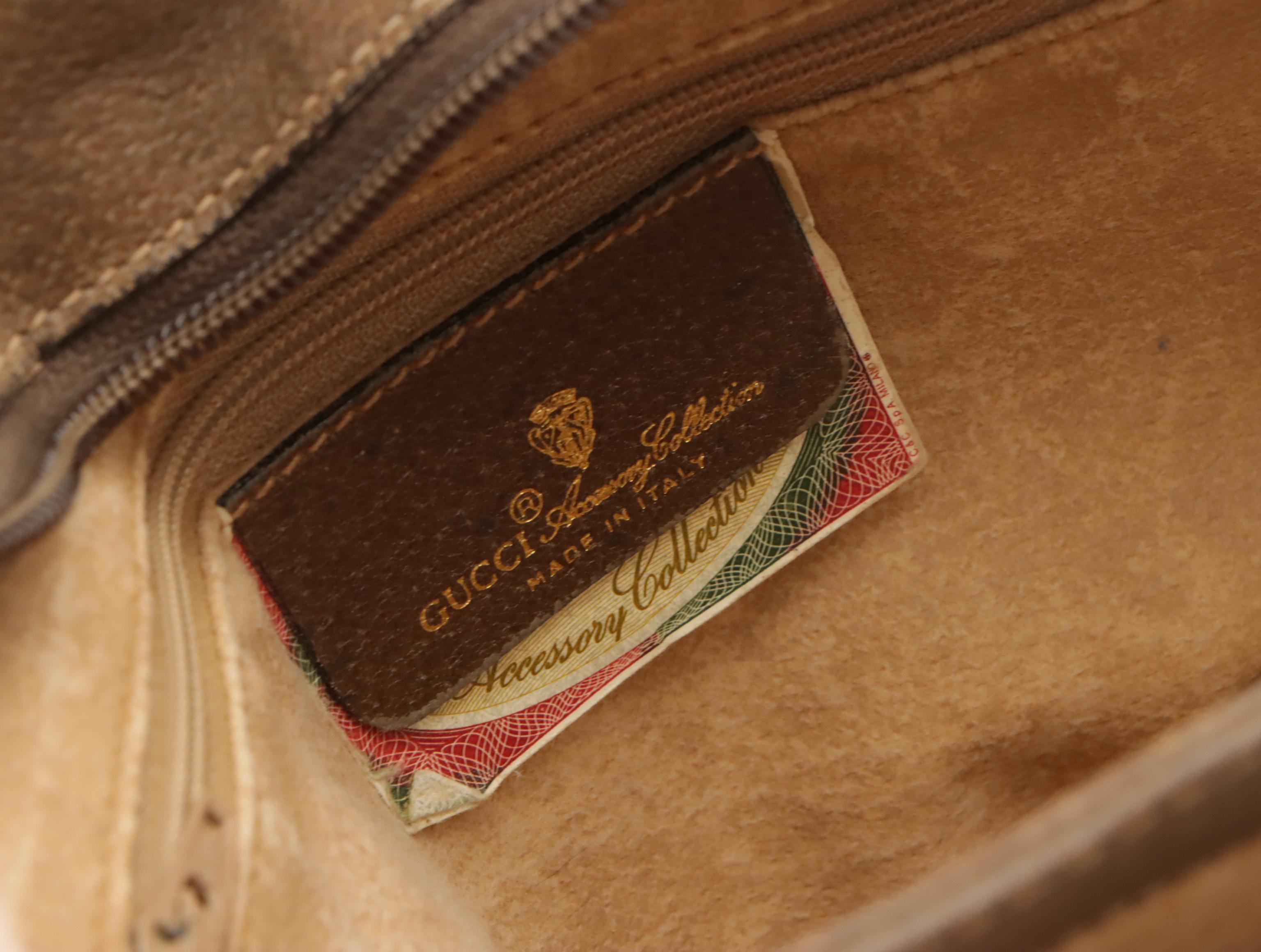 Gucci Accessory Collection Crossbody in GG Supreme Canvas, Leather & Web Detail