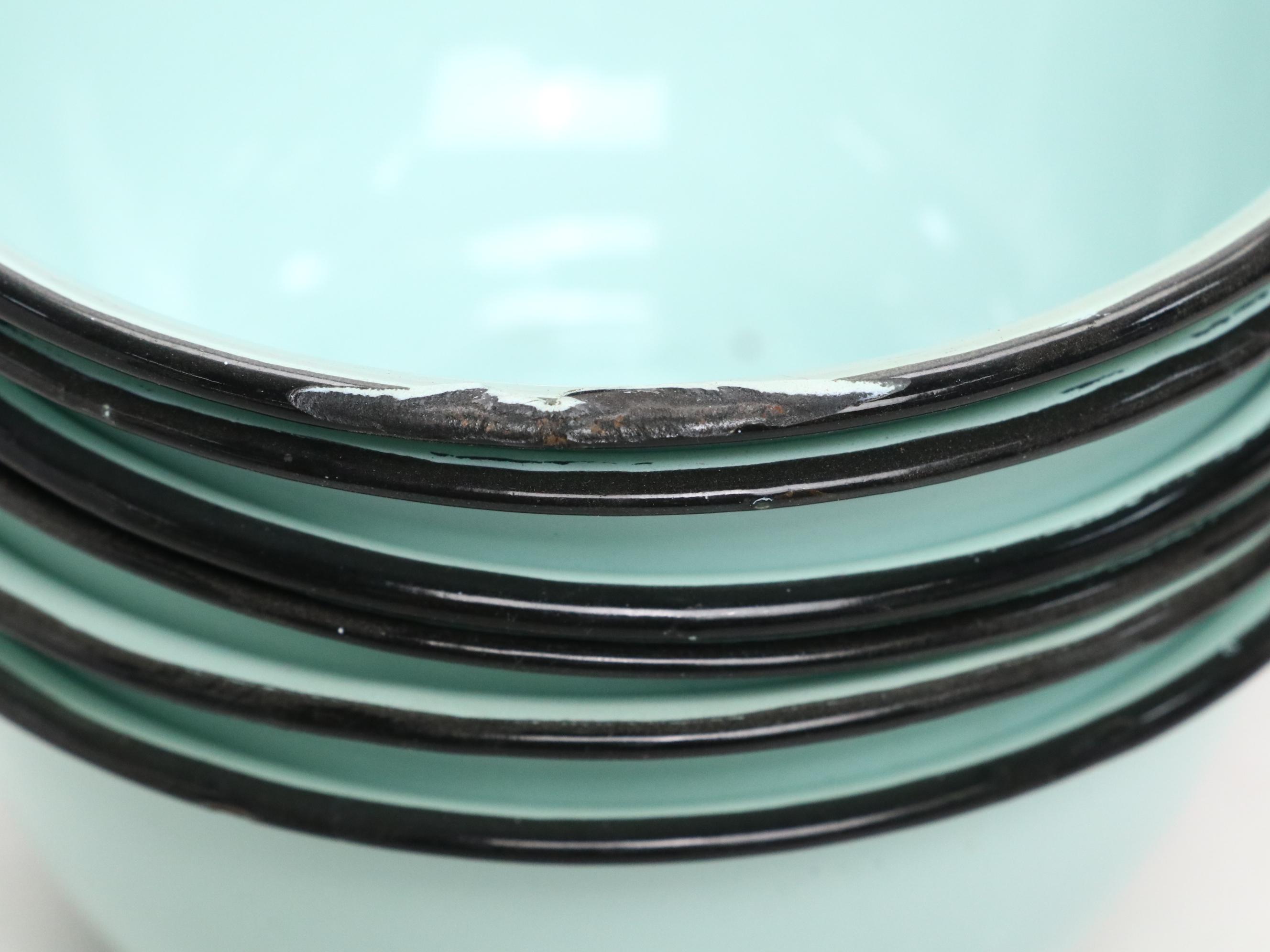 Yugoslavian Enameled Metal Teapot with Other Metal Teapots and More