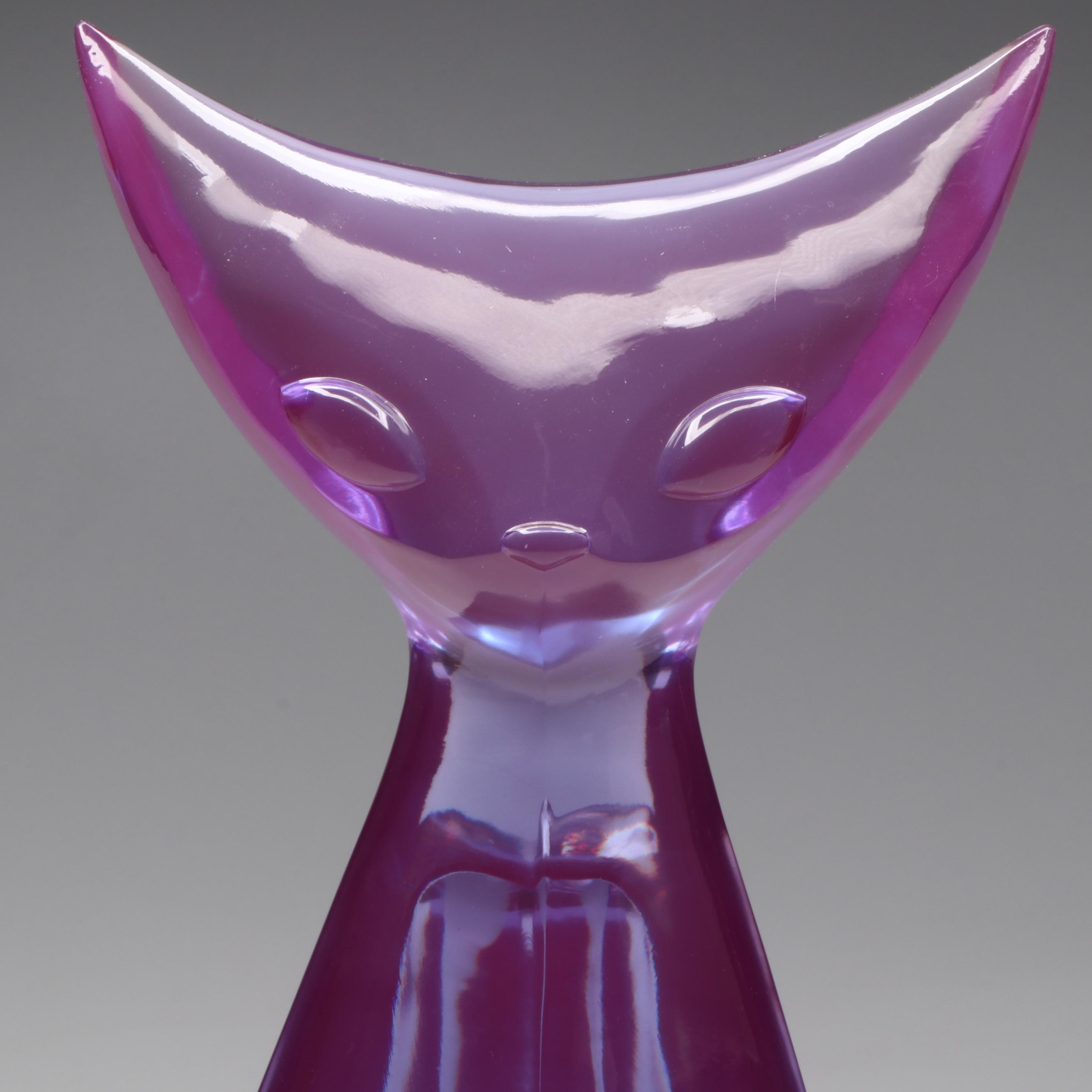 Jonathan Adler Acrylic Siamese Cat Sculpture