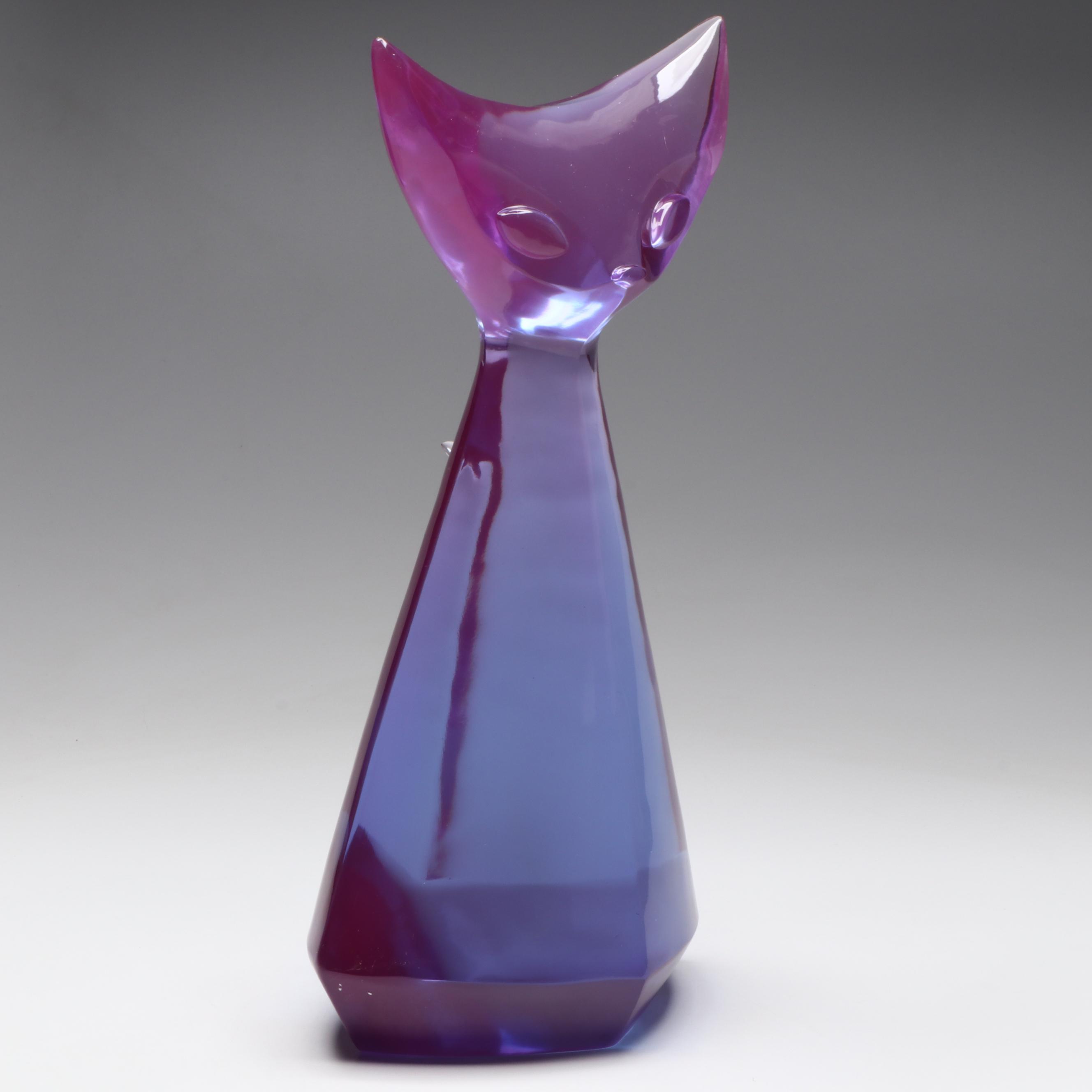 Jonathan Adler Acrylic Siamese Cat Sculpture