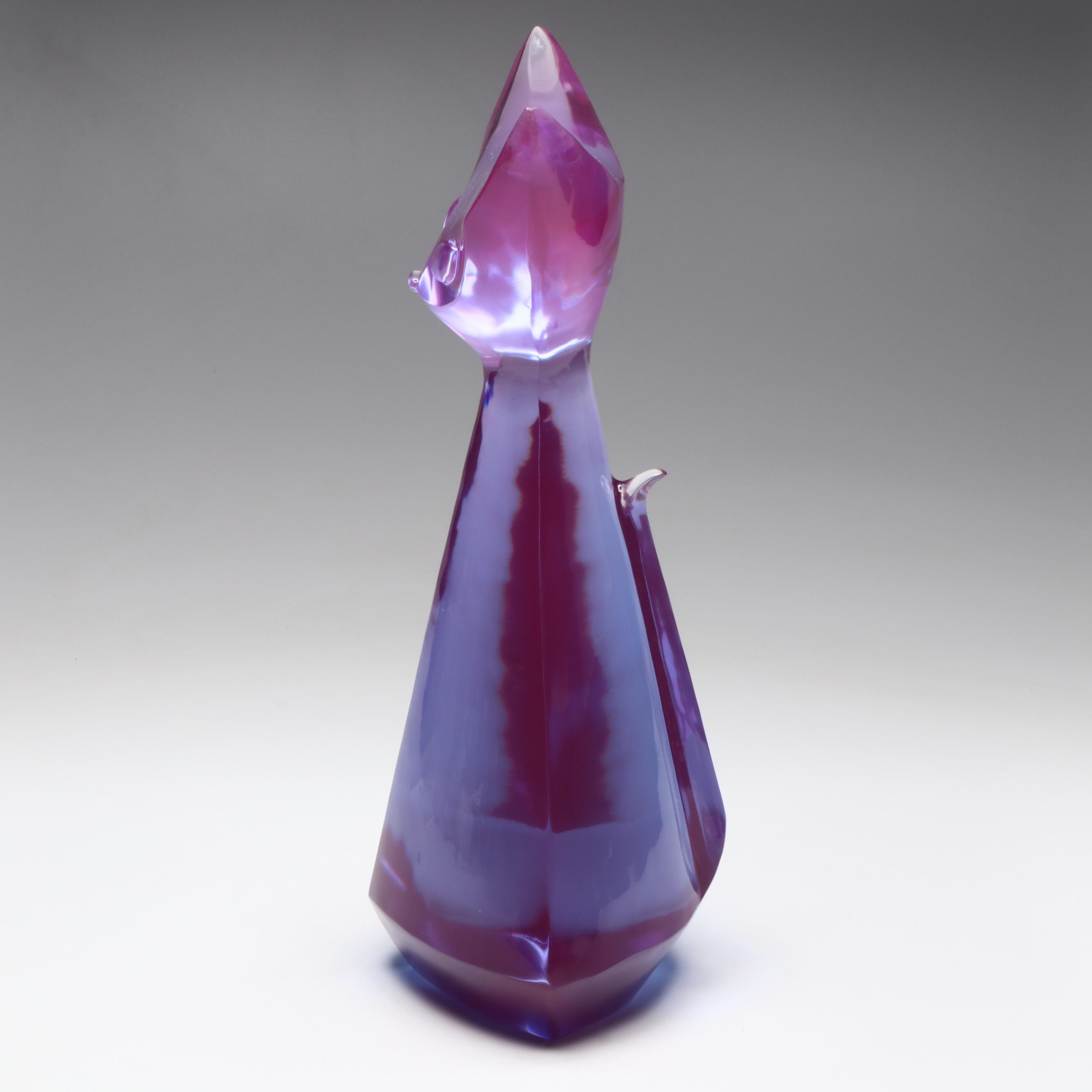 Jonathan Adler Acrylic Siamese Cat Sculpture