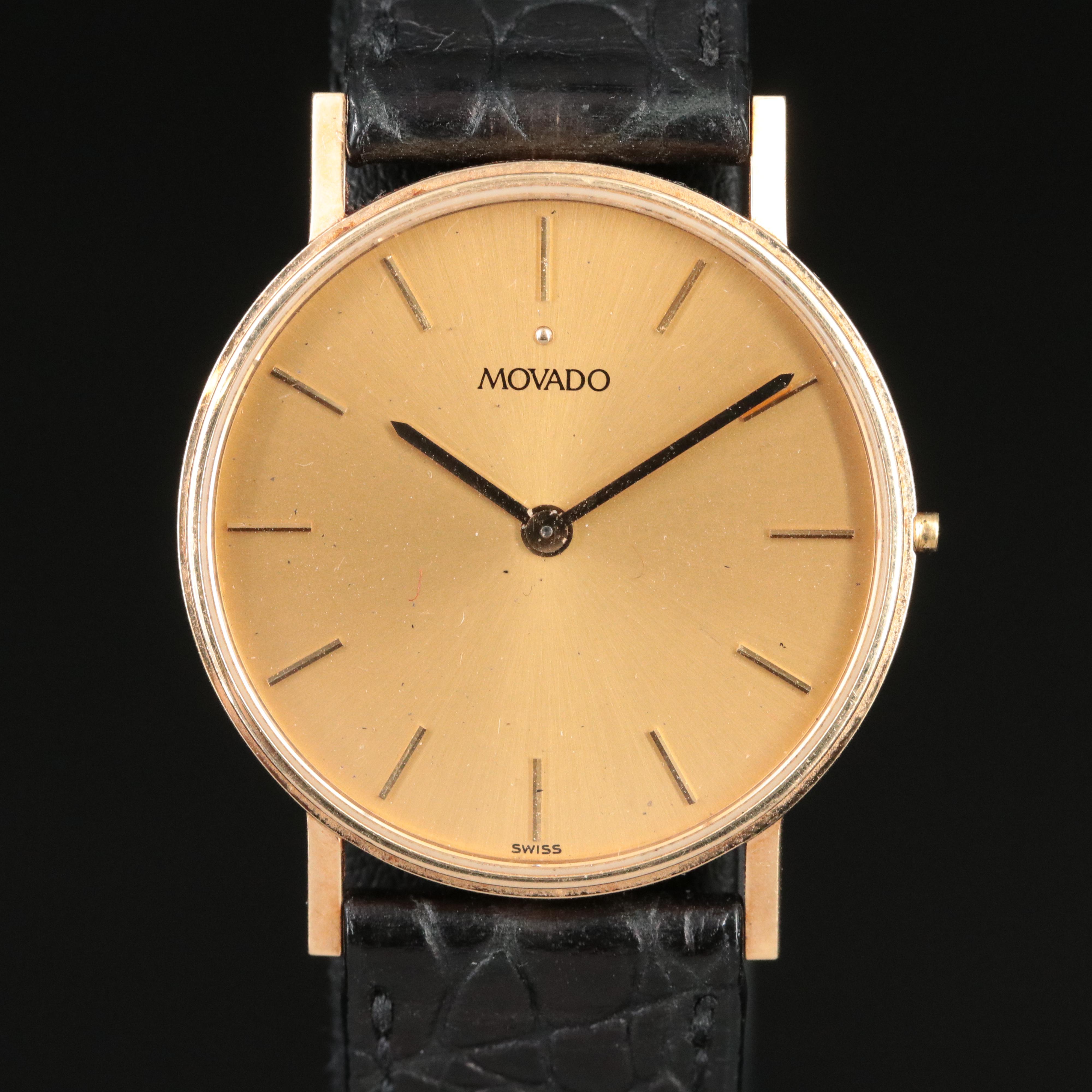 14K Movado Quartz Watch