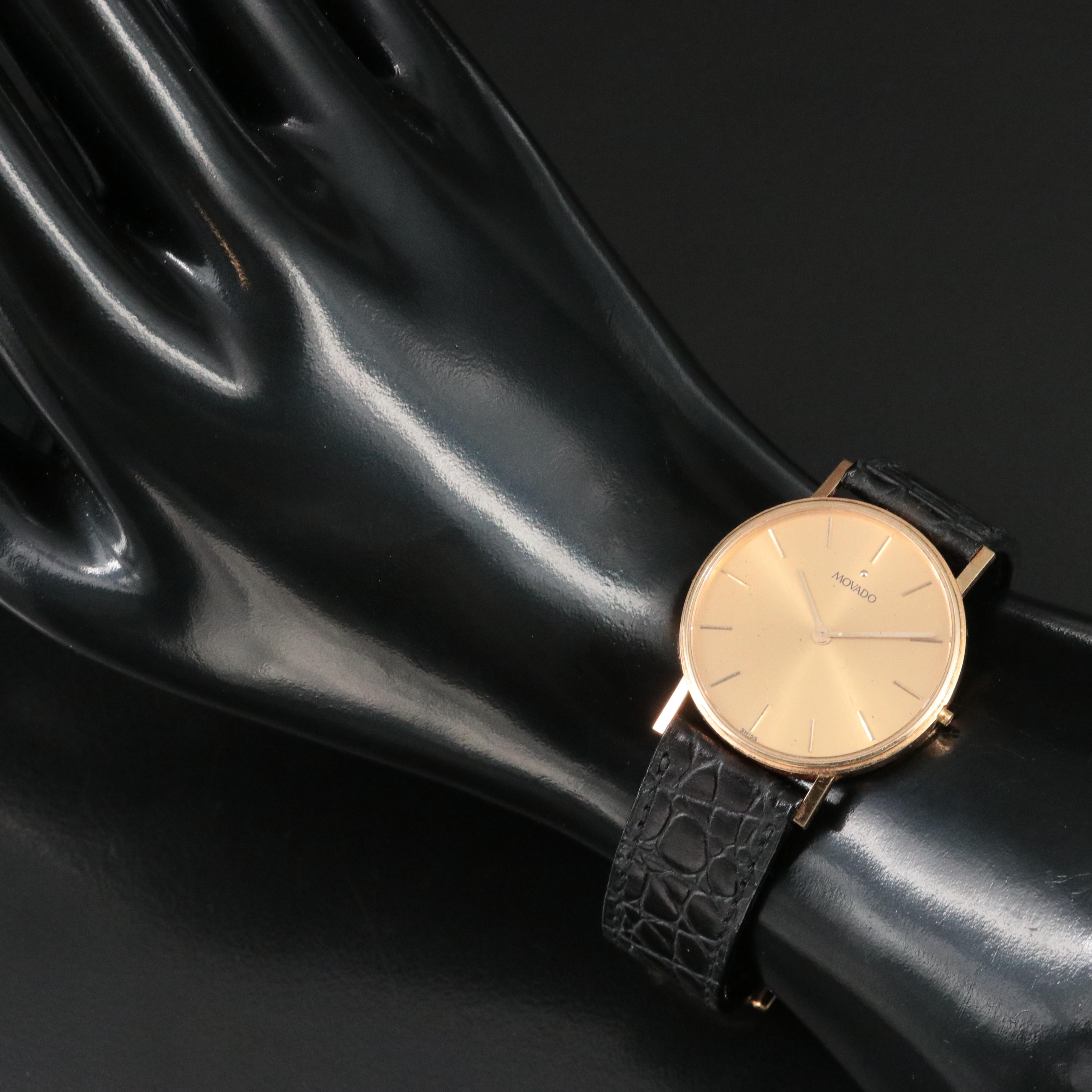 14K Movado Quartz Watch
