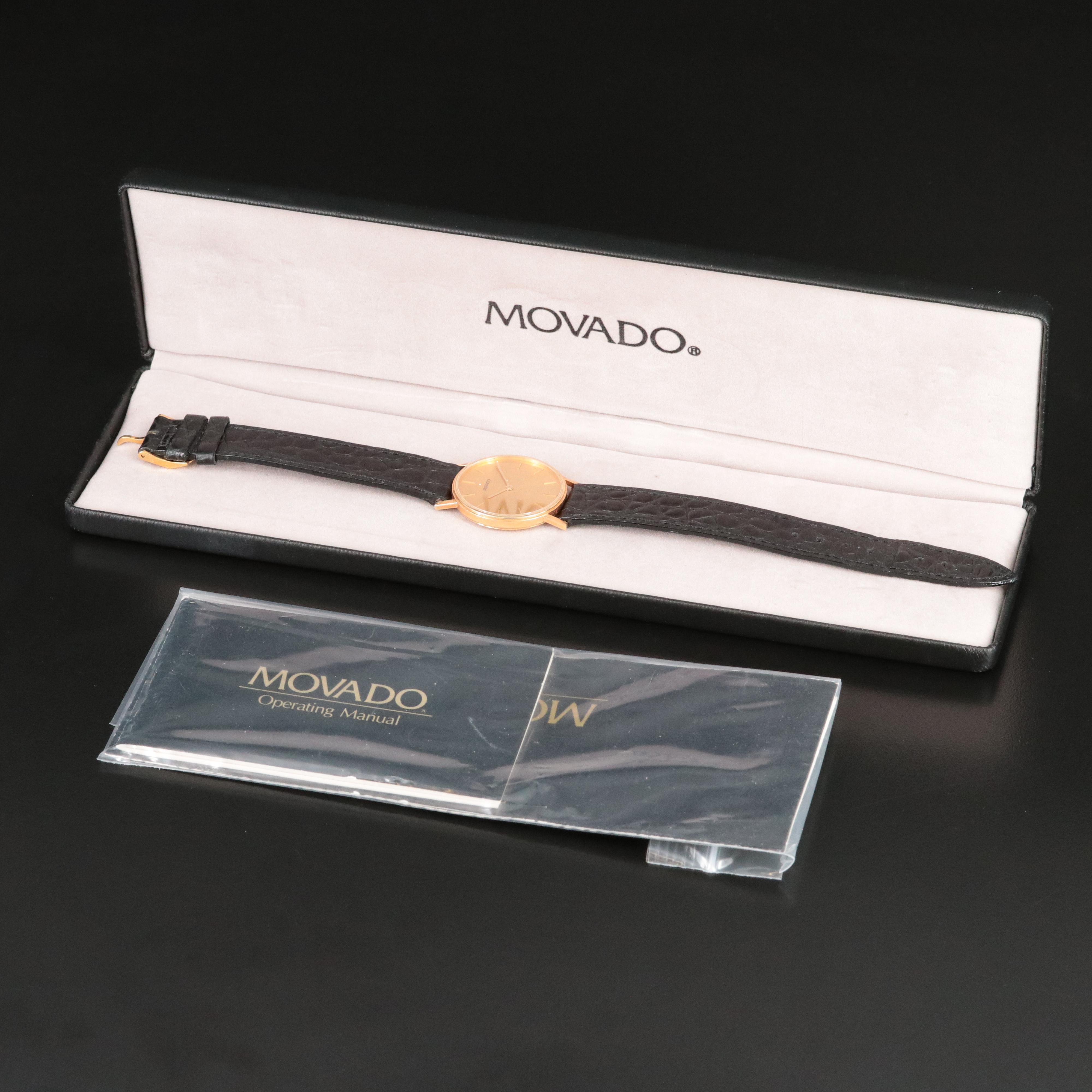 14K Movado Quartz Watch