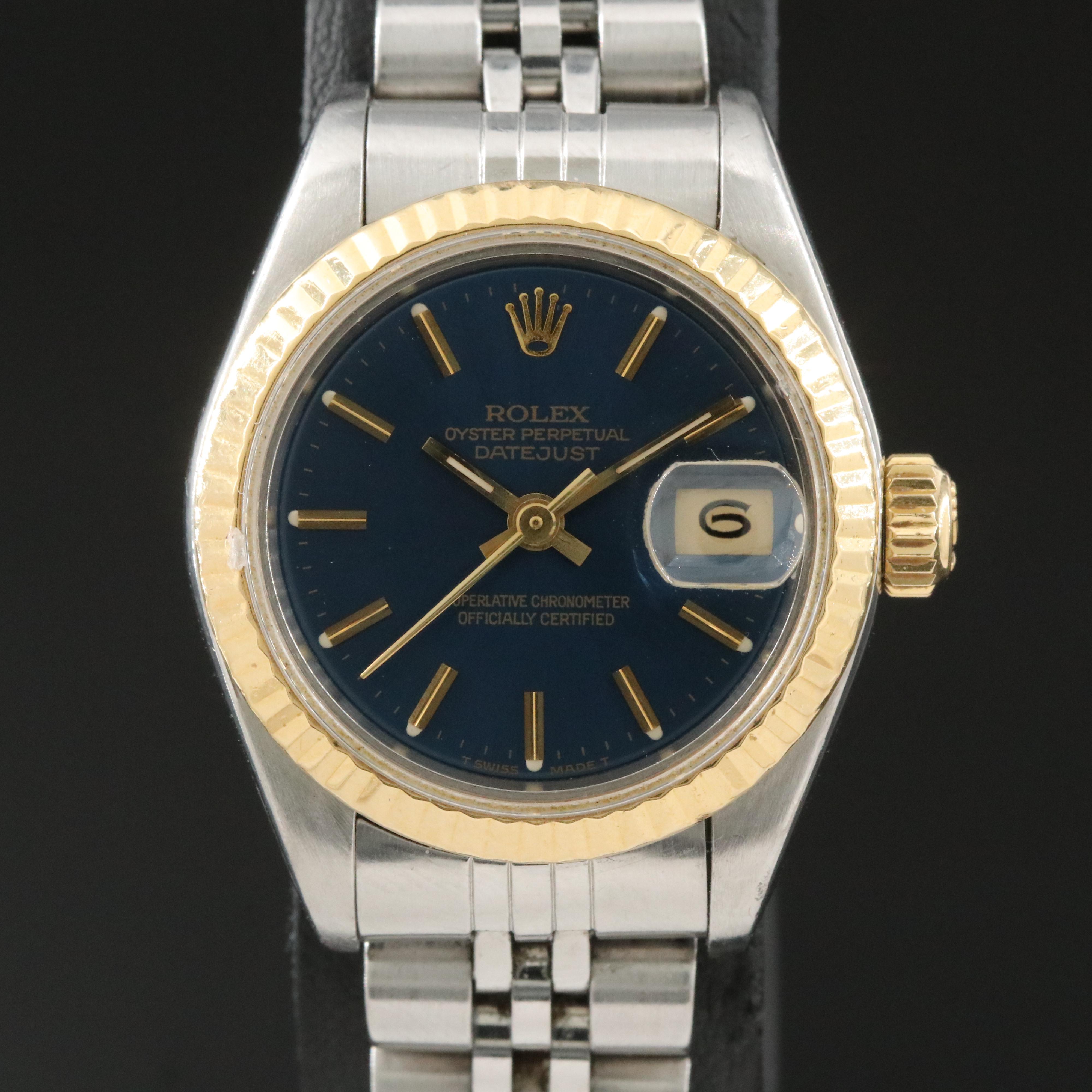 1993 - 1994 Rolex Blue Dial Datejust Watch