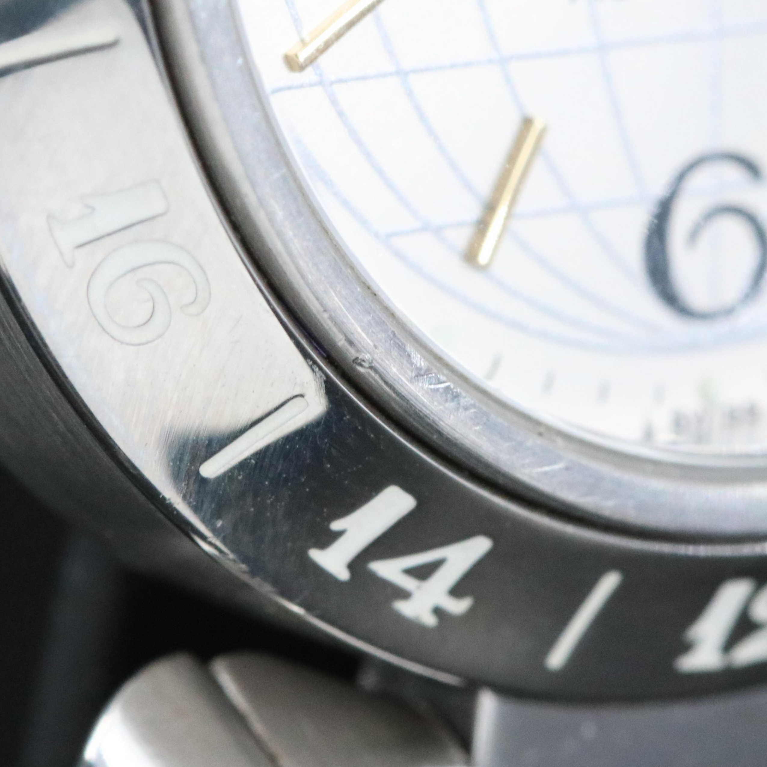 Cartier Pasha C GMT 2377 35mm Steel Automatic Watch