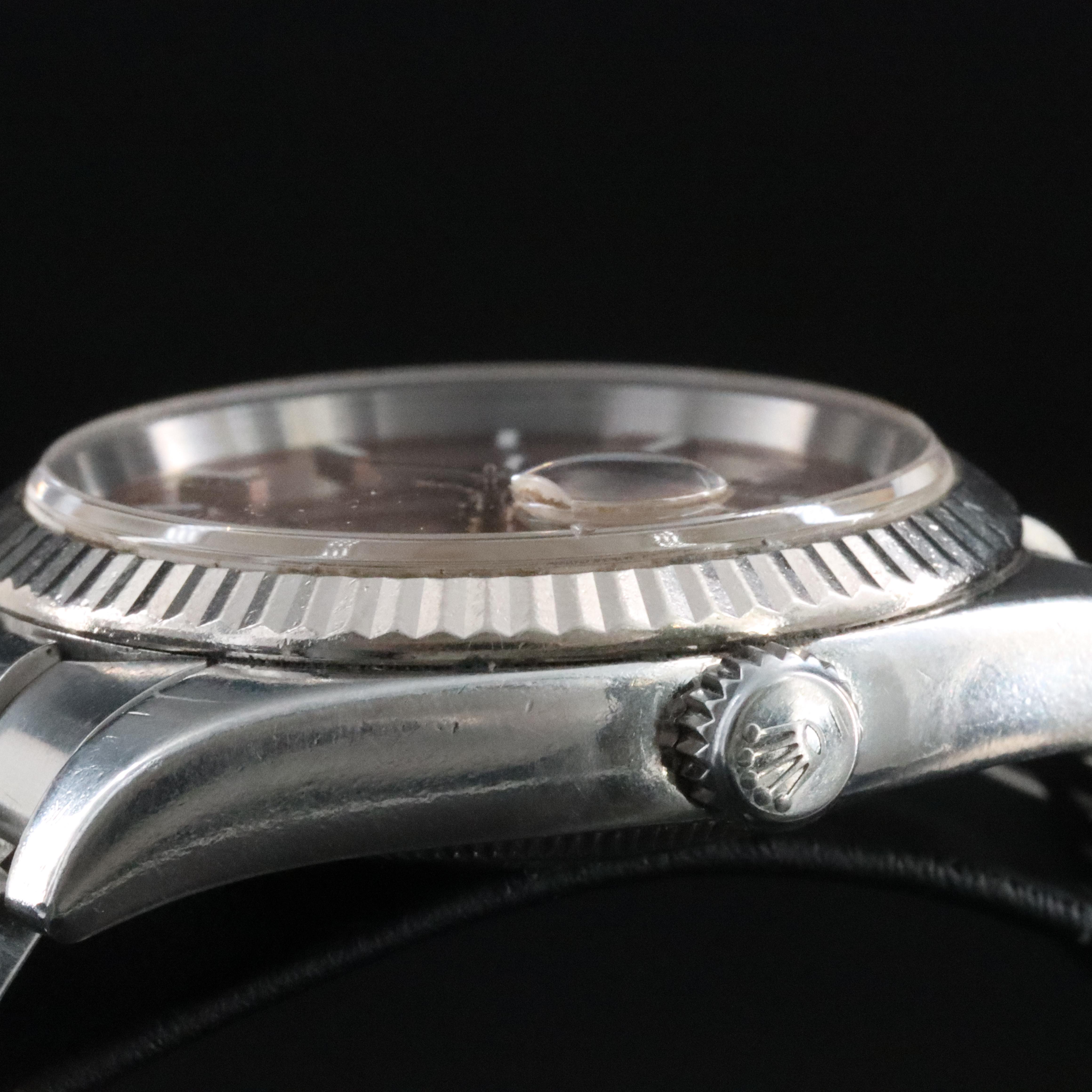 2005 Rolex Pink Dial Datejust Watch