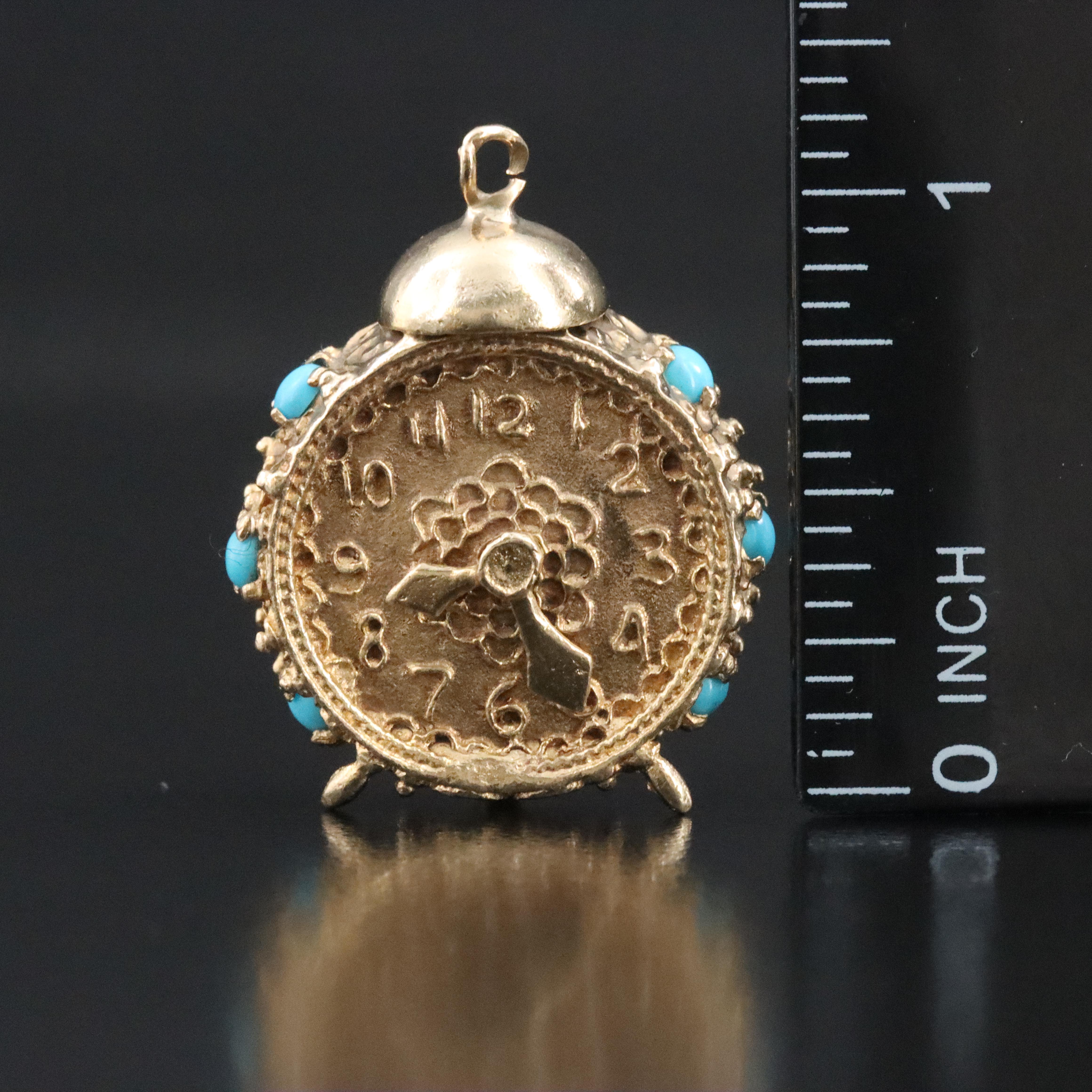 10K Articulated Clock Pendant