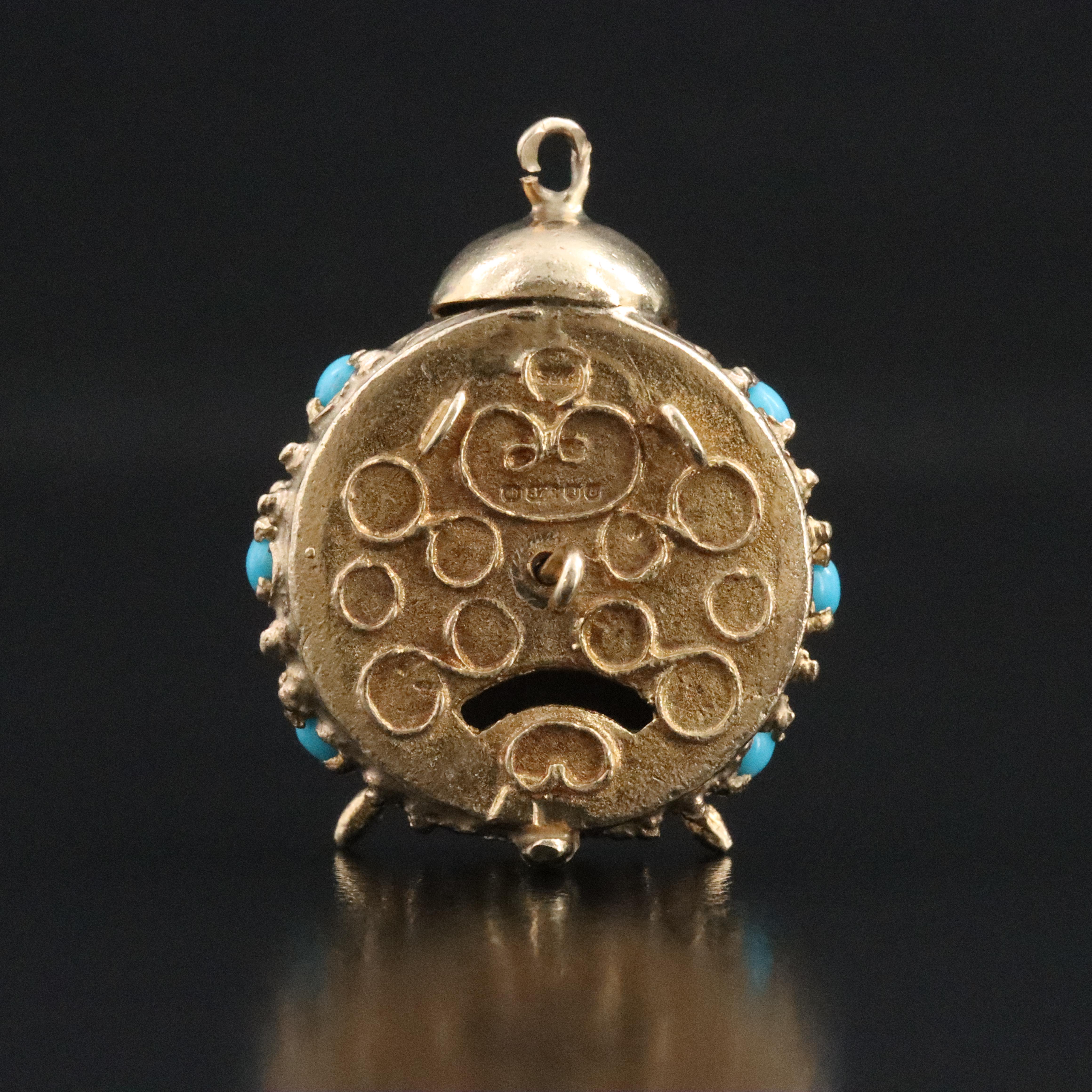 10K Articulated Clock Pendant