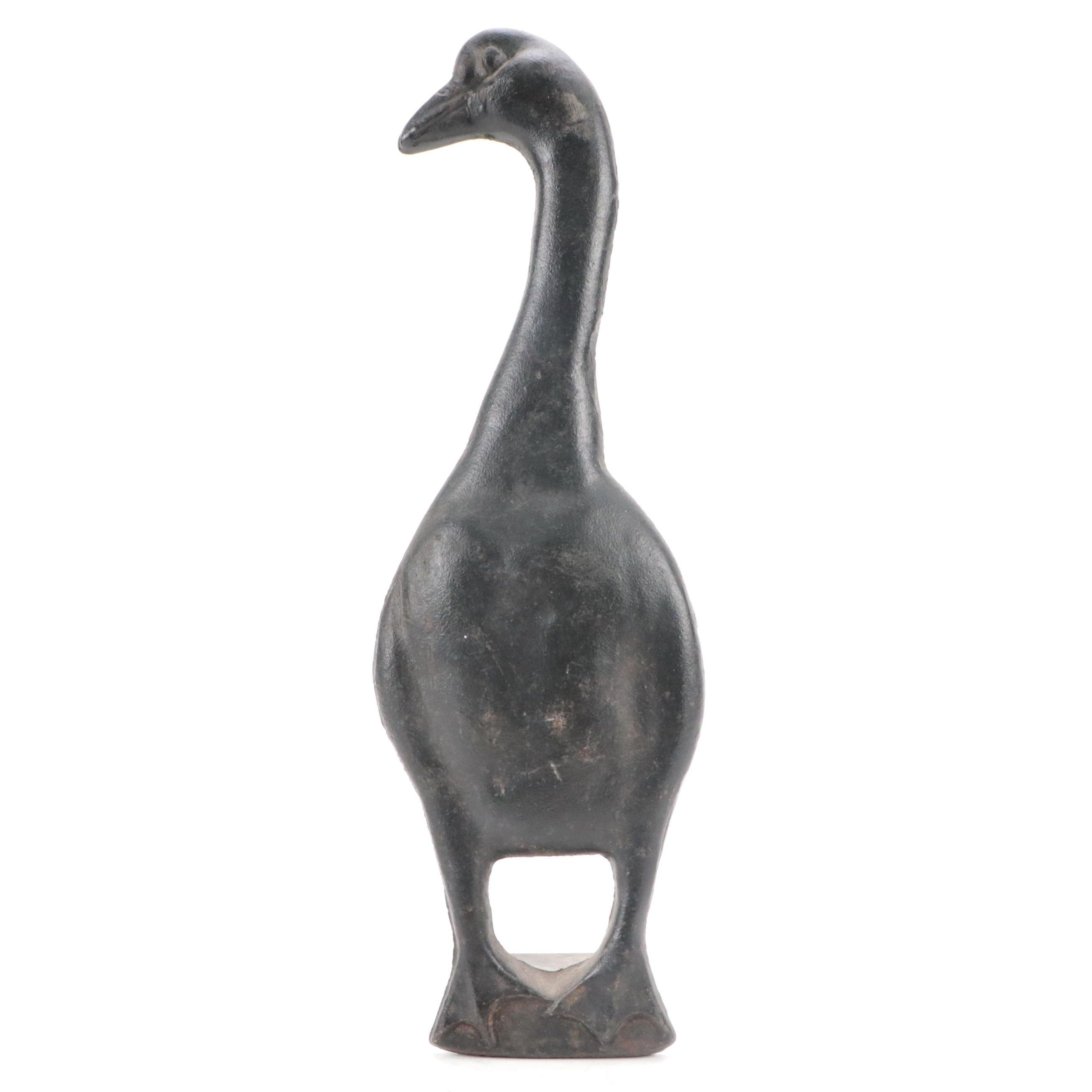 Cast Iron Goose Doorstop
