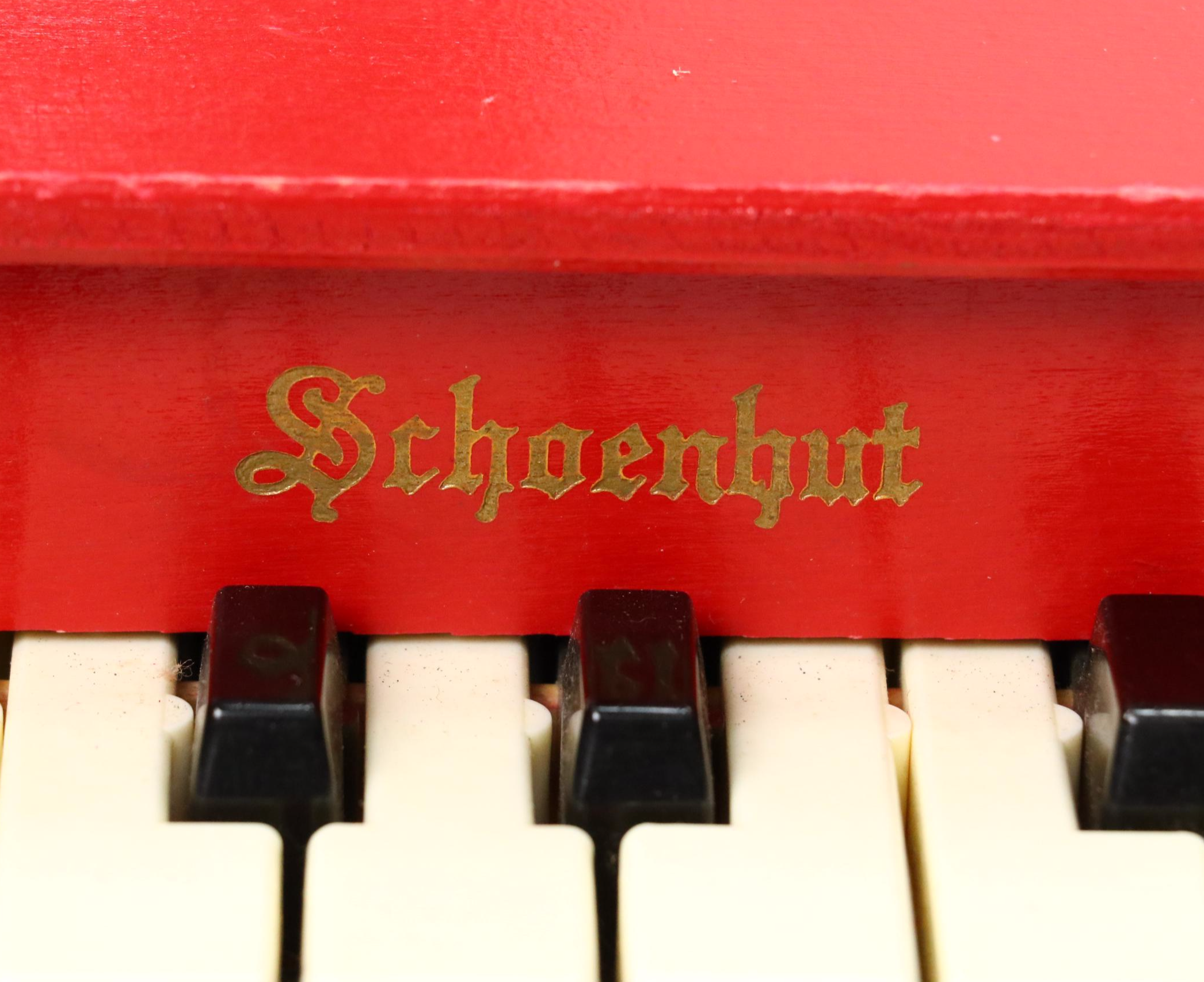 Schoenhut Child's Toy Piano, Fisher-Price "Bossy Bell" Pull Toy, and More Toys