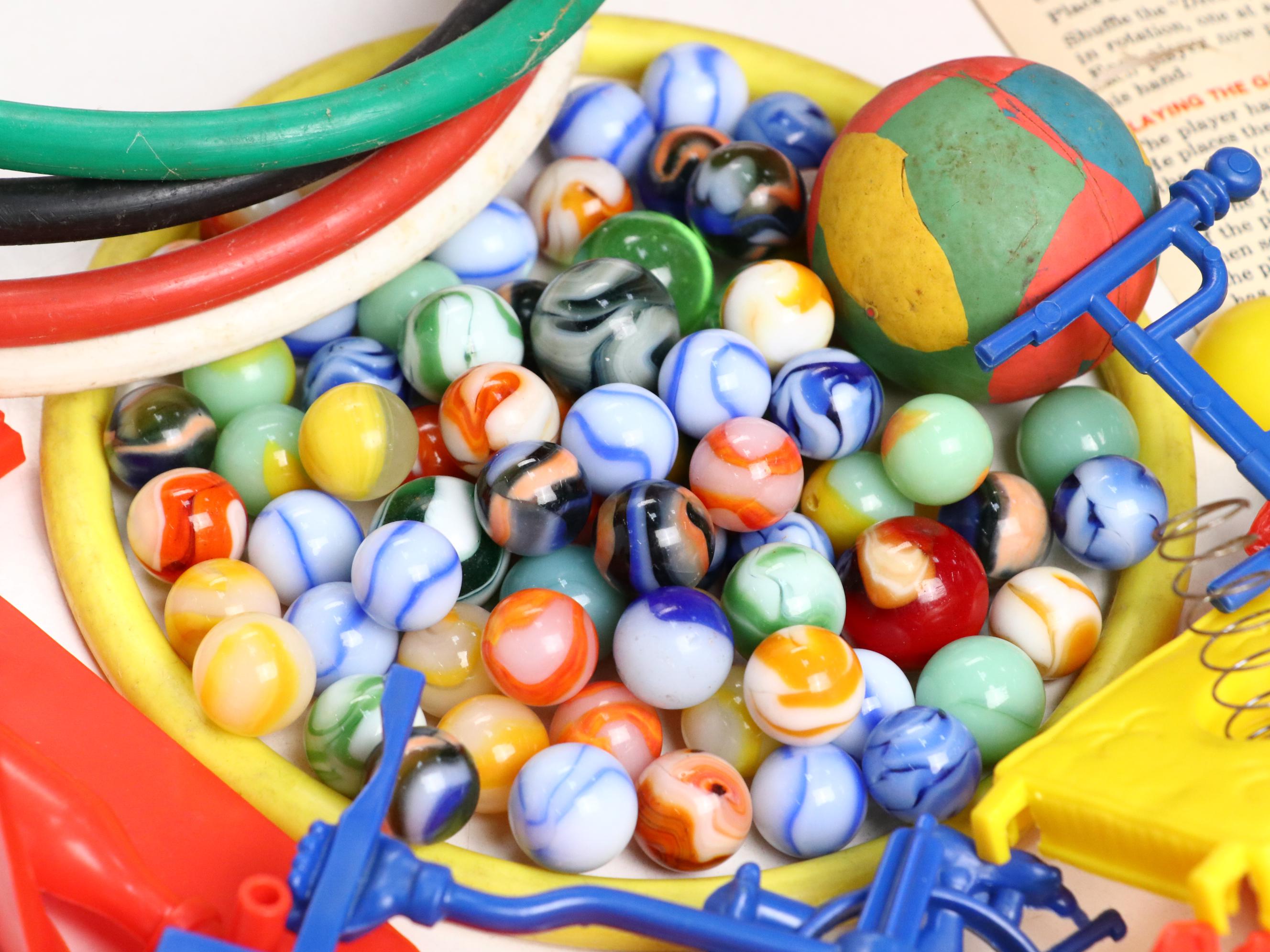 Schoenhut Child's Toy Piano, Fisher-Price "Bossy Bell" Pull Toy, and More Toys