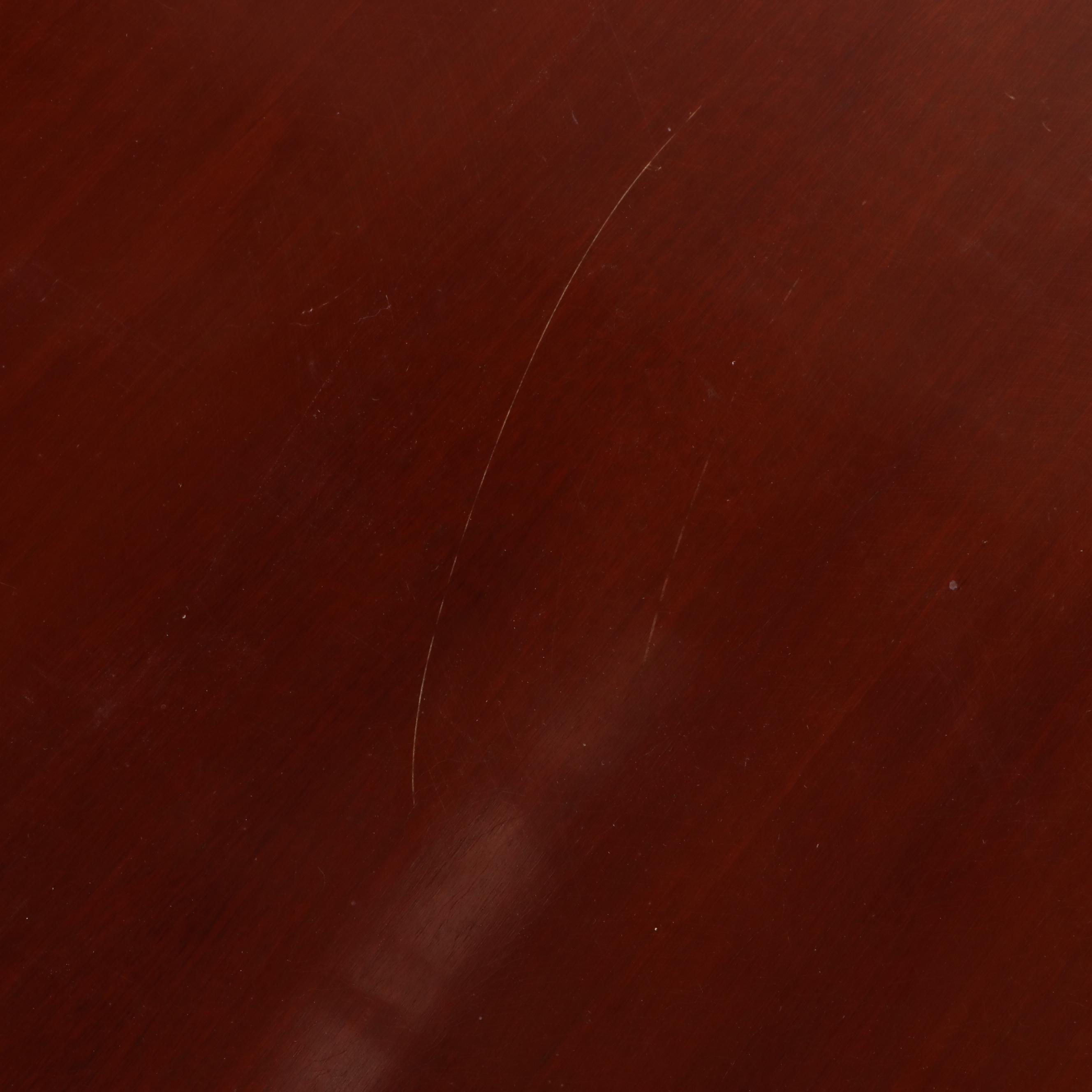 Seven-Piece Duncan Phyfe Mahogany Finish Dining Set, Mid-20th Century