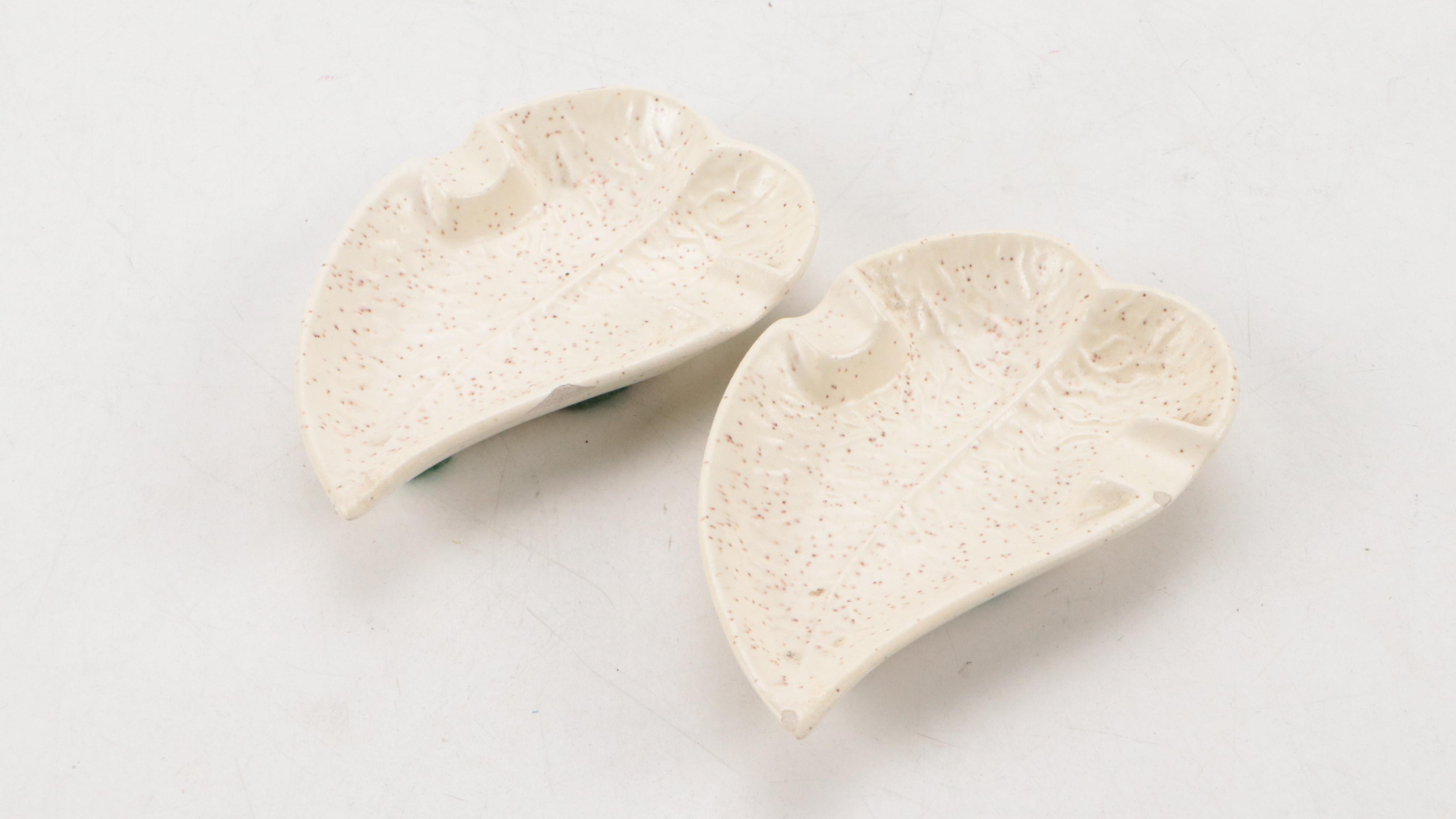 Blue Ceramic Pitchers with Vases, Ashtrays and Creamer, Mid-20th Century