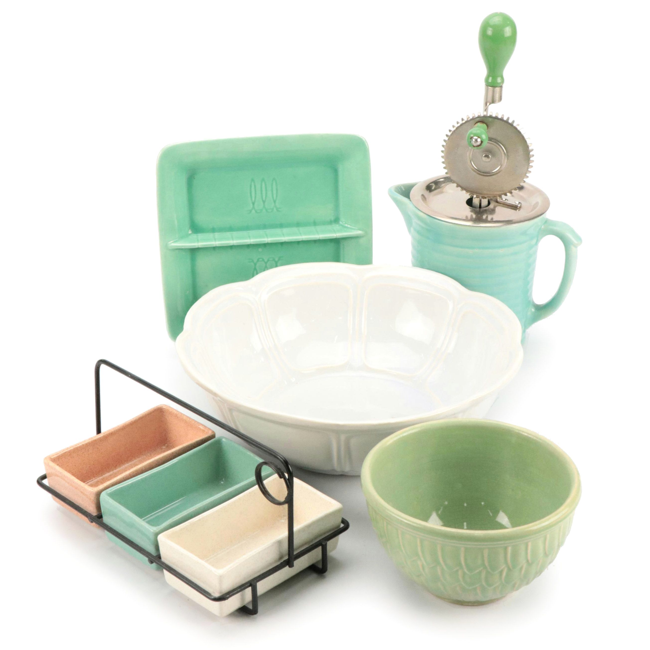 McCoy Pottery Mixing Bowls, Stangl Divided Dish and More