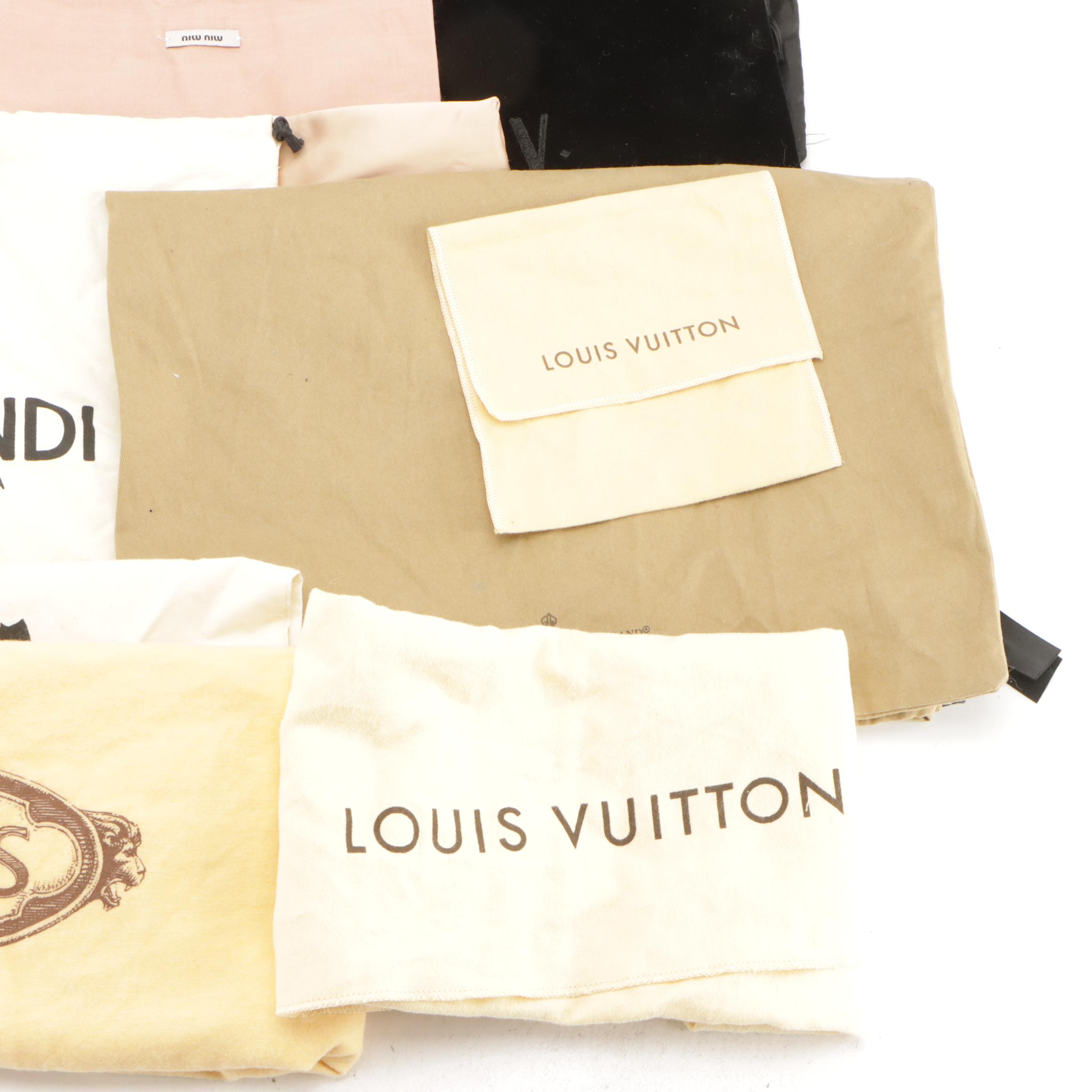 Chanel, Louis Vuitton, Fendi and Other Designer Dust Bags