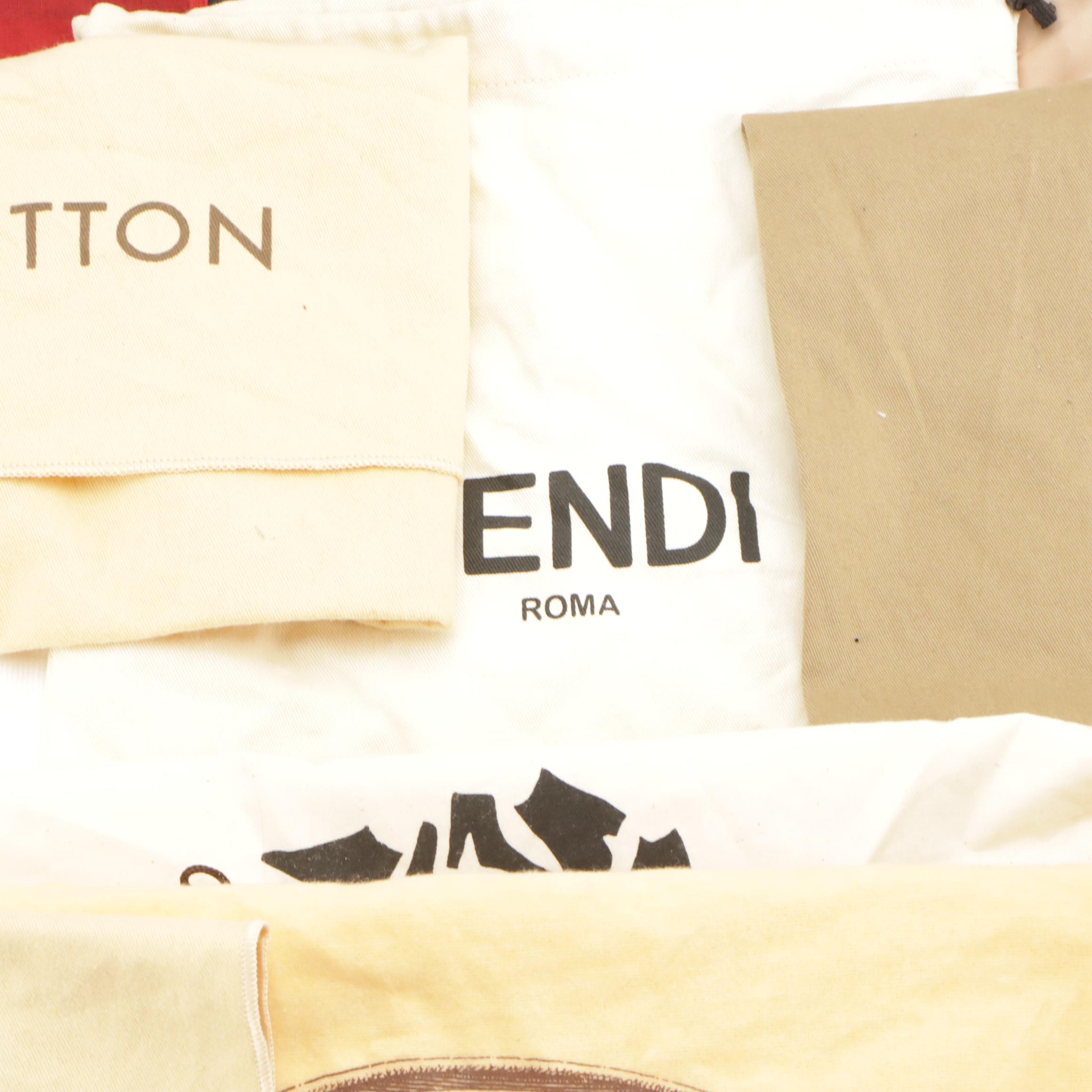 Chanel, Louis Vuitton, Fendi and Other Designer Dust Bags