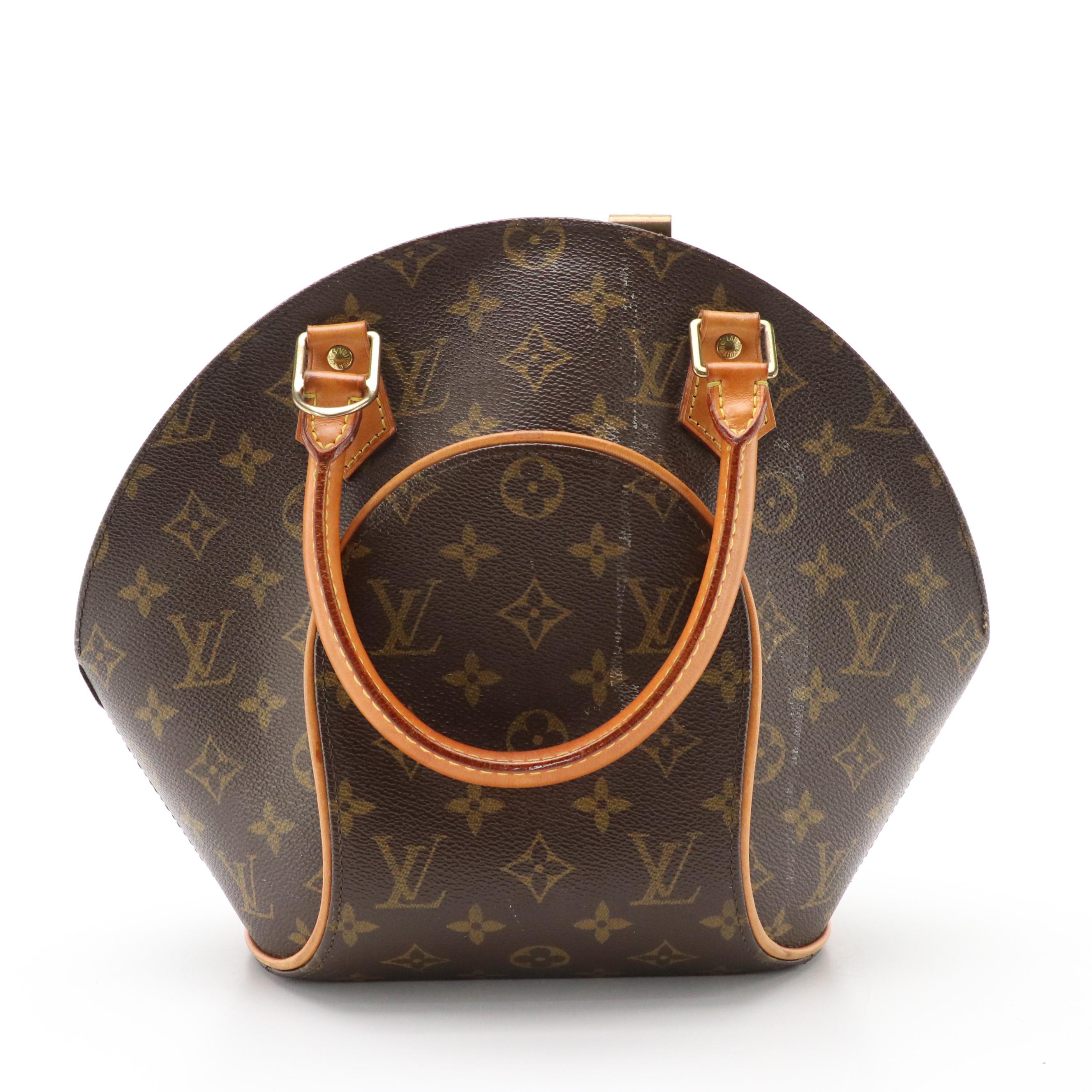 Louis Vuitton Ellipse PM Handbag in Monogram Canvas and Leather