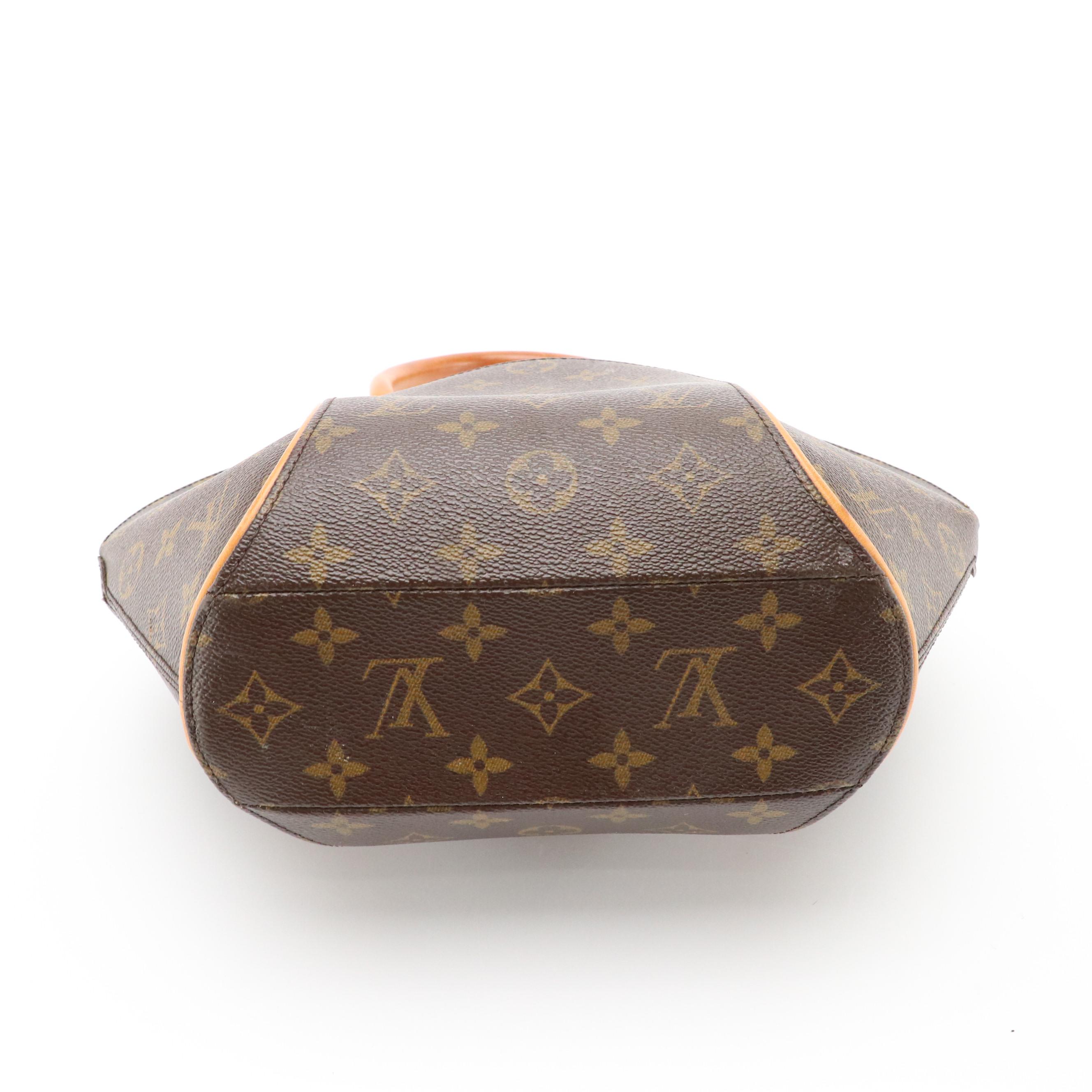 Louis Vuitton Ellipse PM Handbag in Monogram Canvas and Leather
