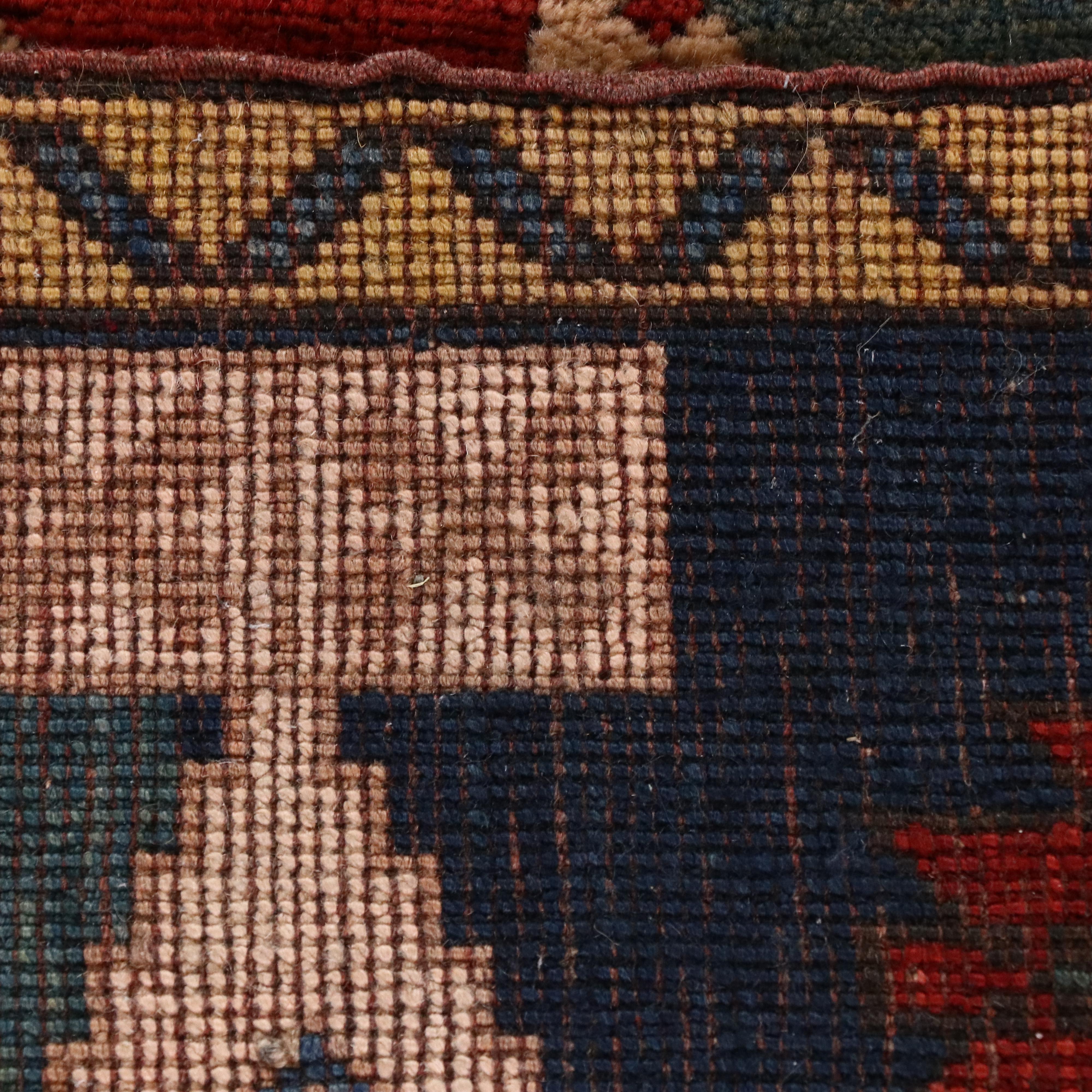 5'2 x 7'1 Hand-Knotted Caucasian Kazak Area Rug