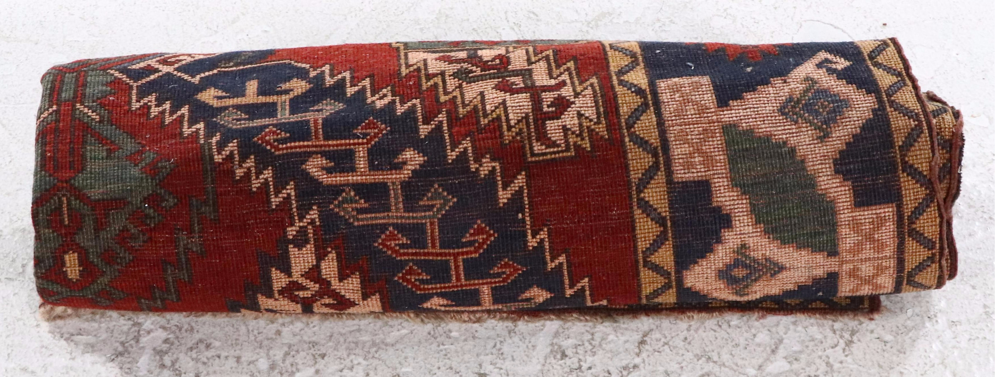 5'2 x 7'1 Hand-Knotted Caucasian Kazak Area Rug