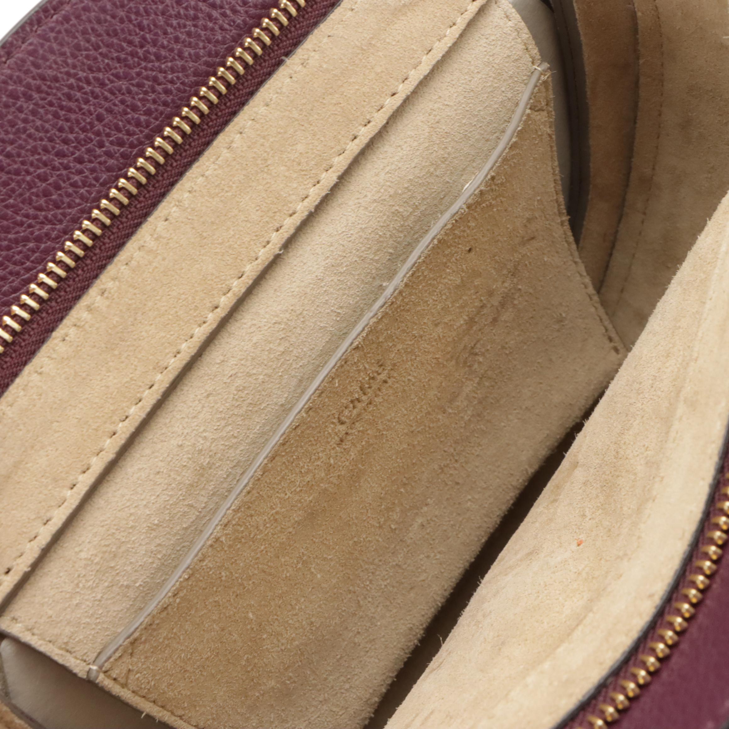 Chloé Pixie Handlebar Crossbody Bag in Violet Suede and Leather