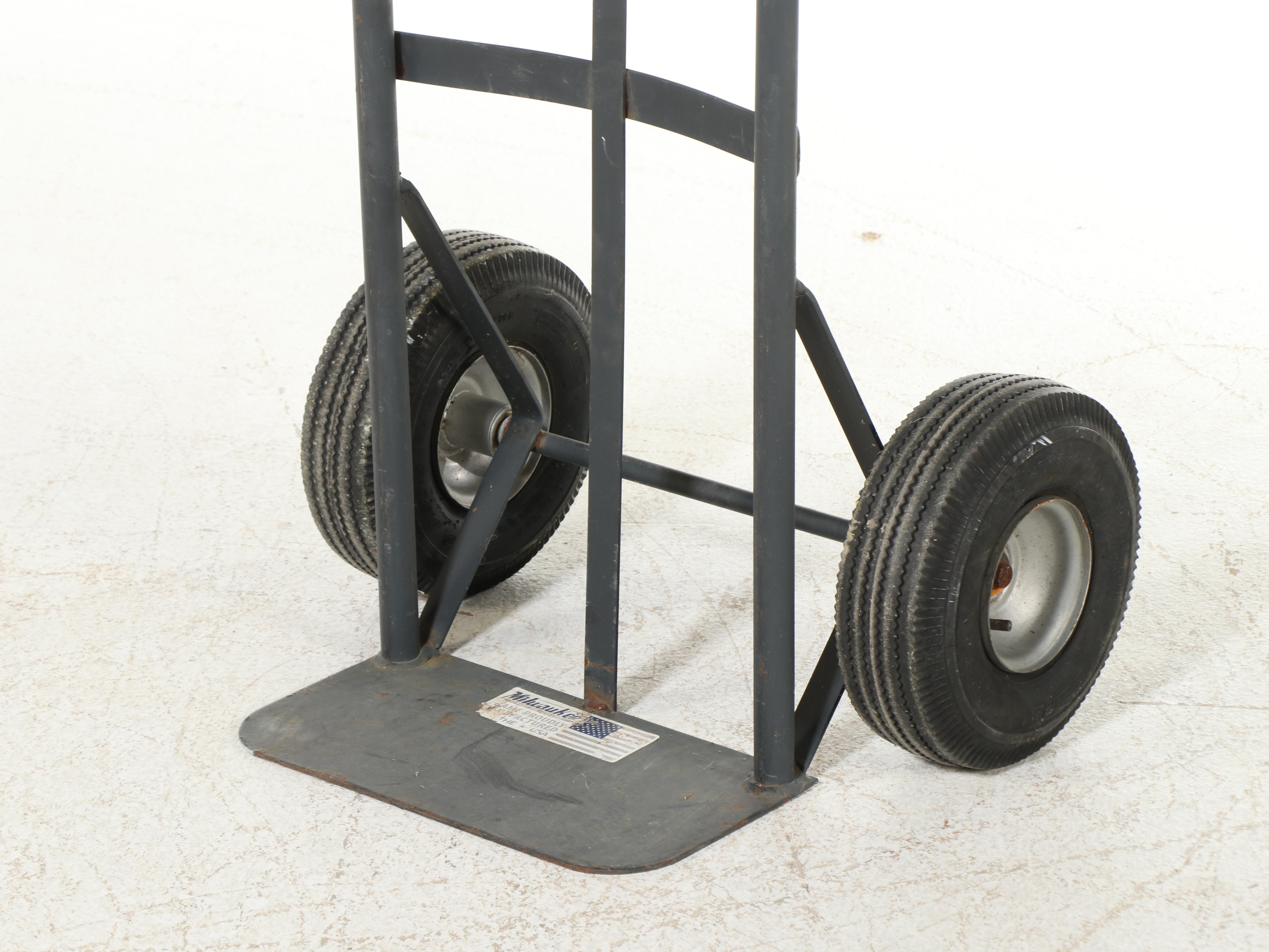 Jackson Two Wheel Wheelbarrow with Milwaukee Hand Truck