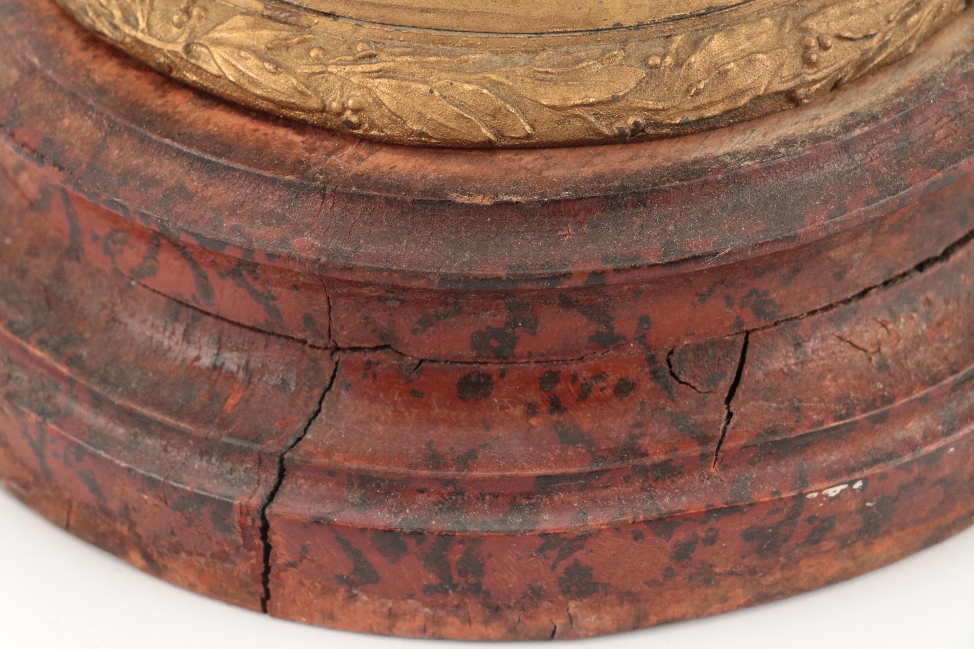 French Art Nouveau Gilt Spelter "Printemps" Statue after Émile François Rousseau