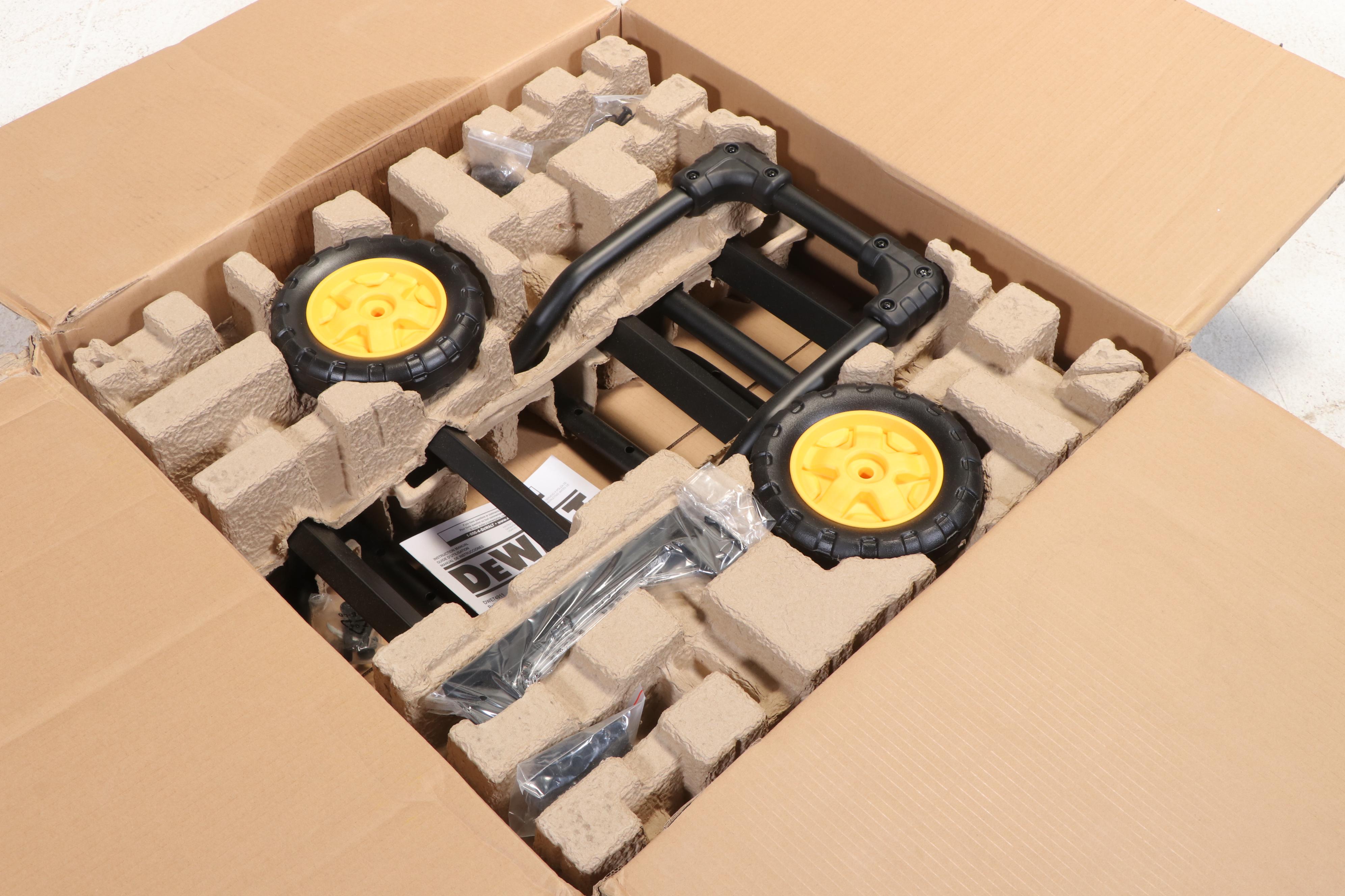 DeWalt DW745 Compact Job Site Table Saw with Rolling Stand