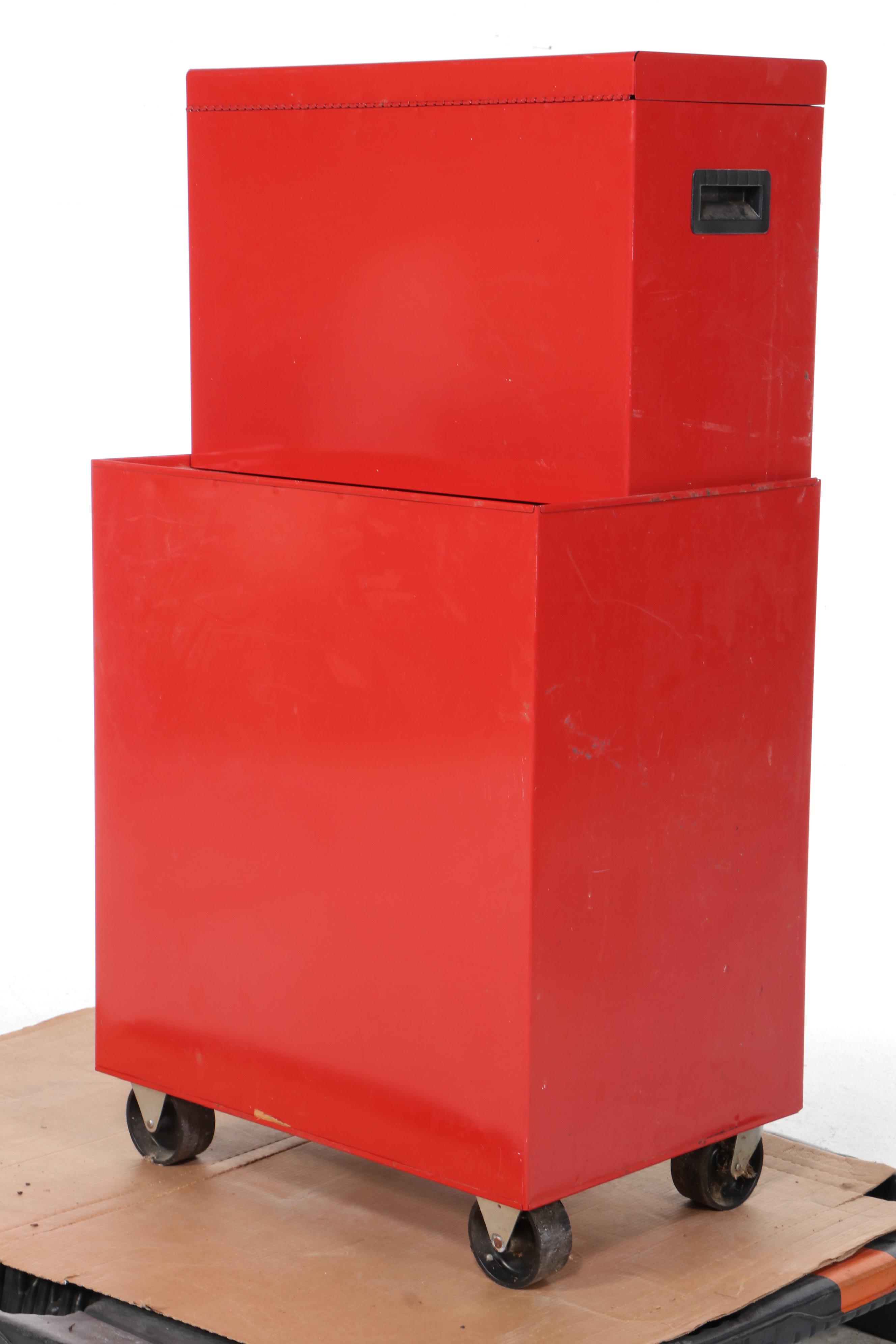 Craftsman Tool Chest on Casters with Hand Tools