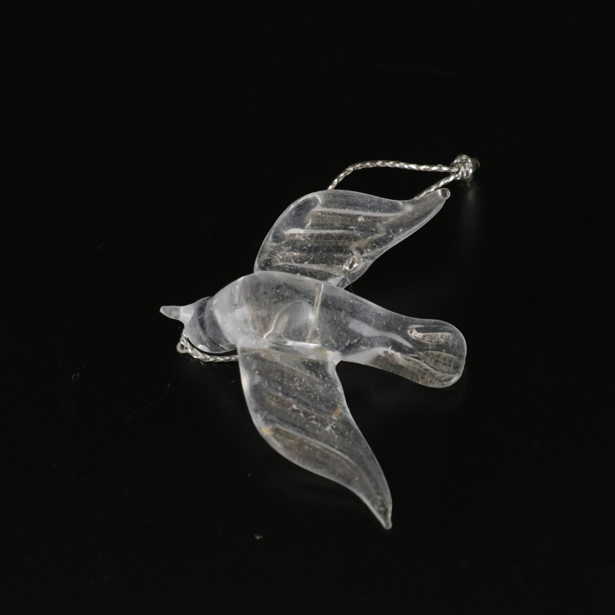 Glass Icicle Christmas Ornaments