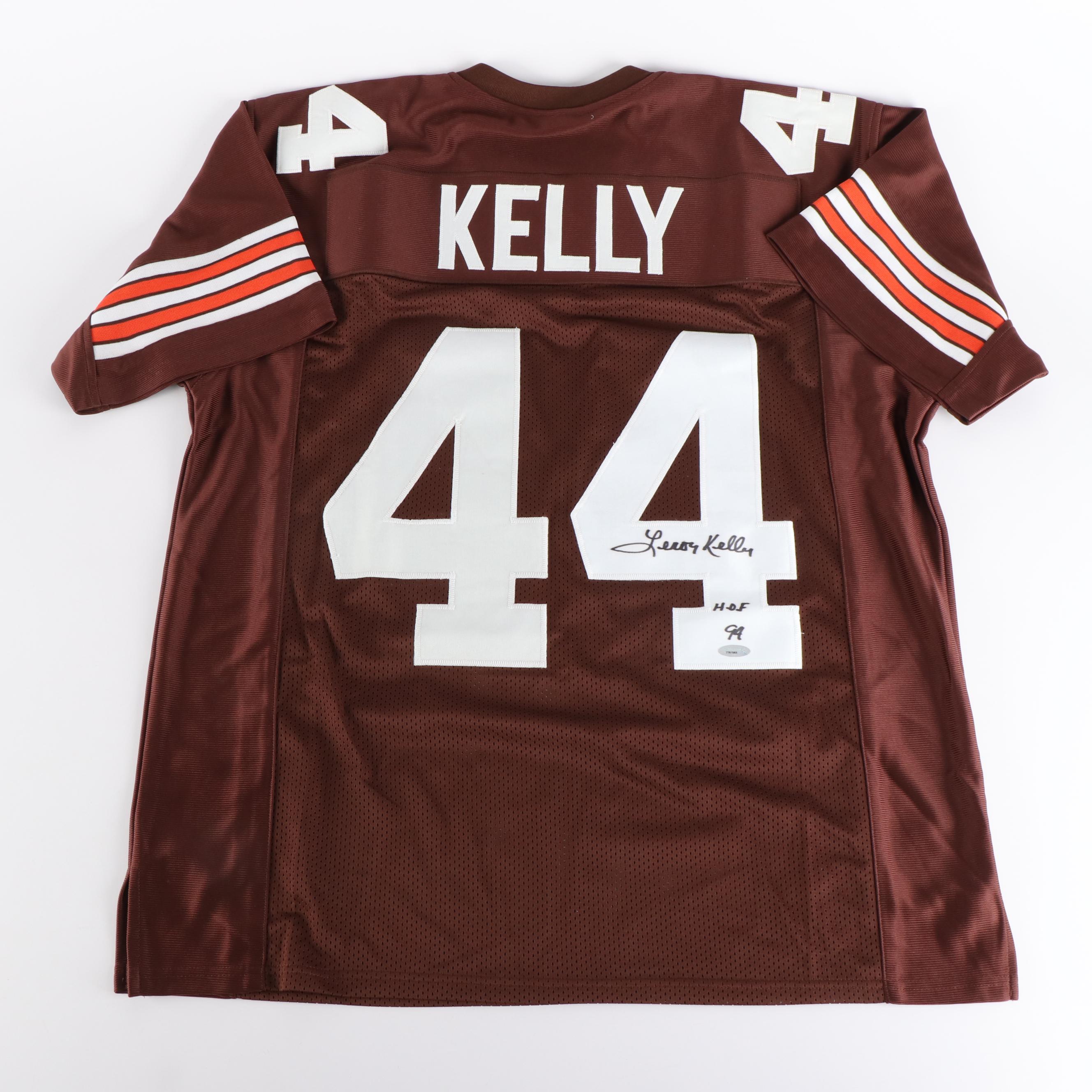 Leroy Kelly Signed “HOF 94” Cleveland Browns Football Jersey, Tri-Star