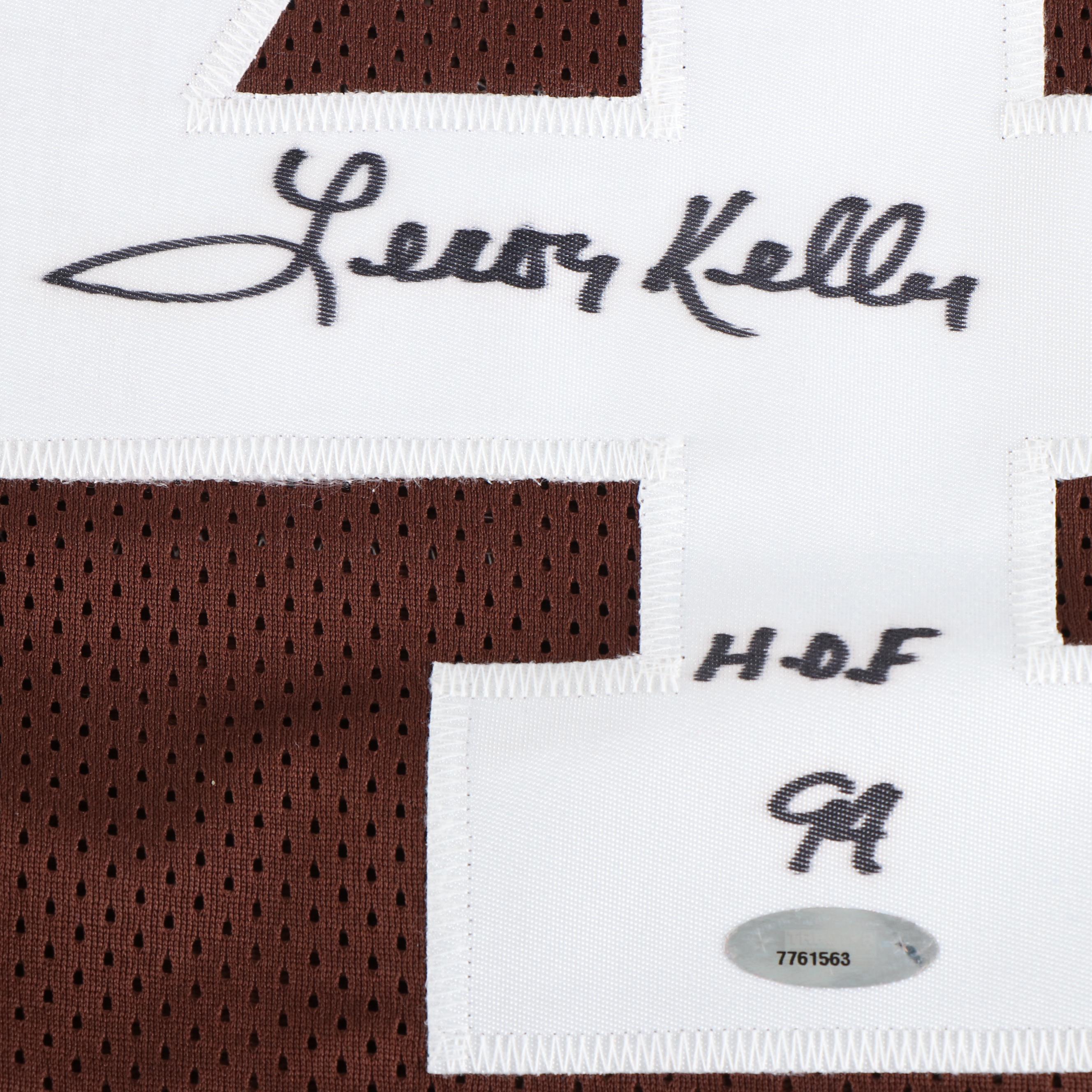 Leroy Kelly Signed “HOF 94” Cleveland Browns Football Jersey, Tri-Star