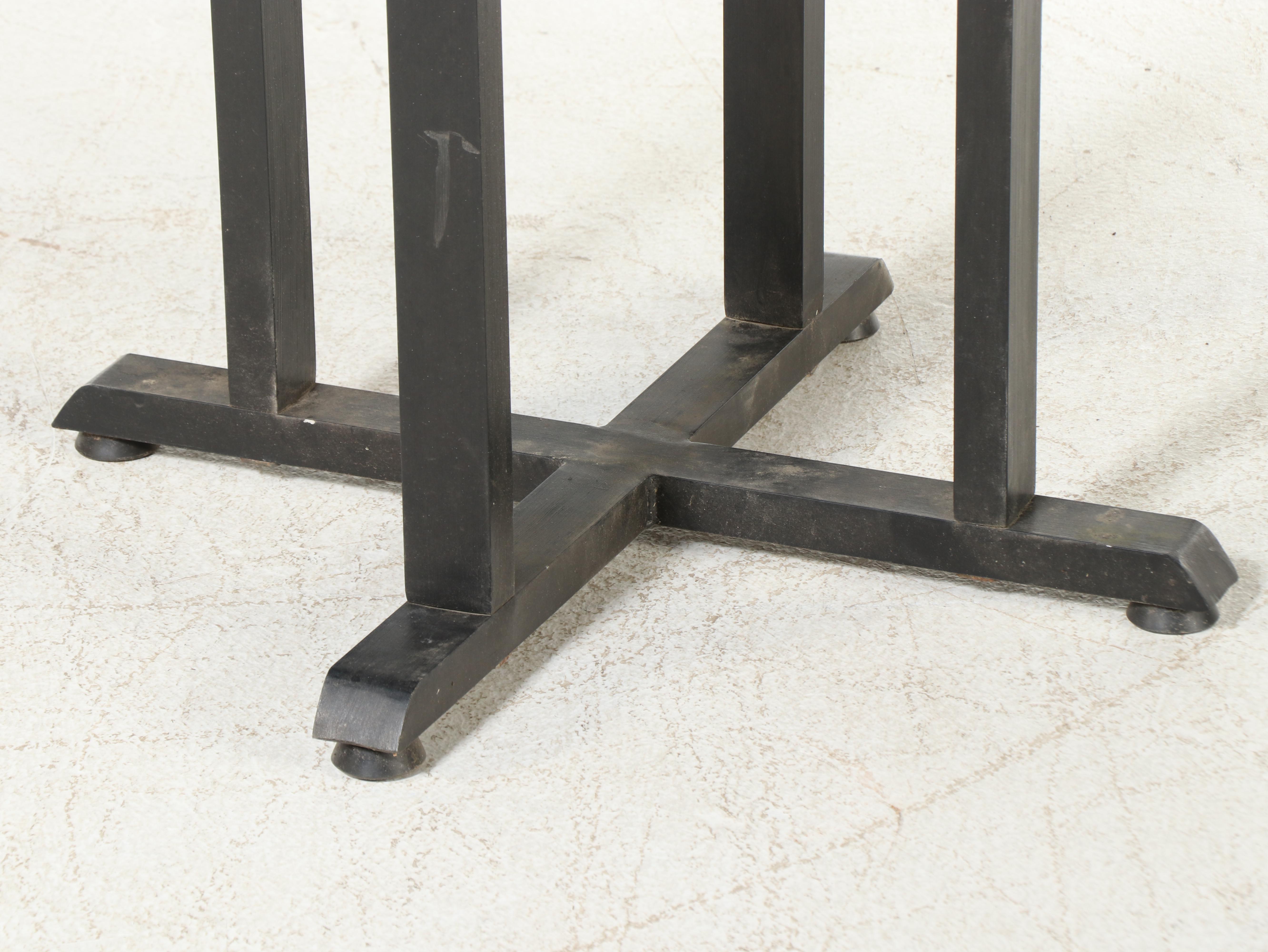 Three-Piece Painted Aluminum Counter-Height Patio Bistro Set