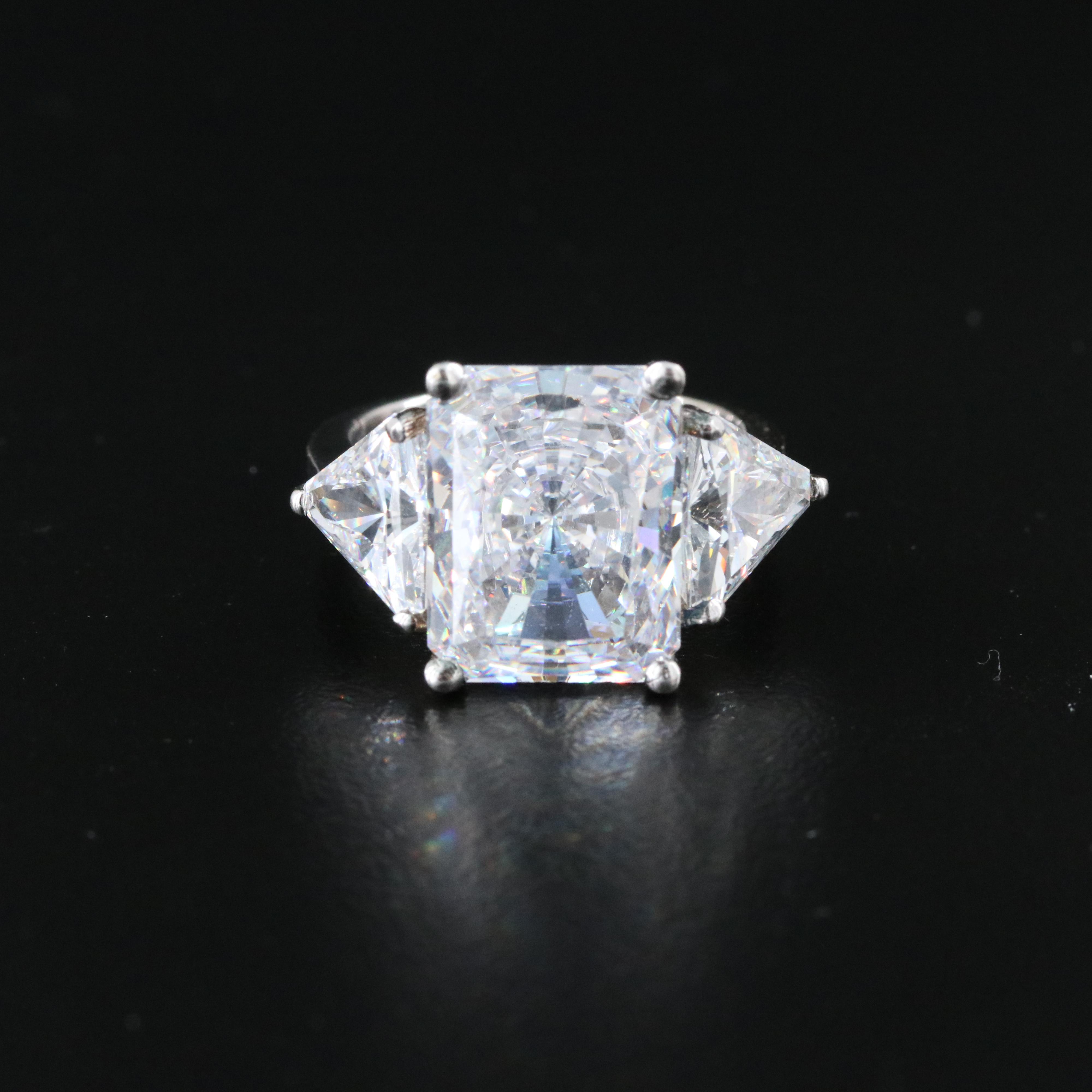 14K Cubic Zirconia Ring