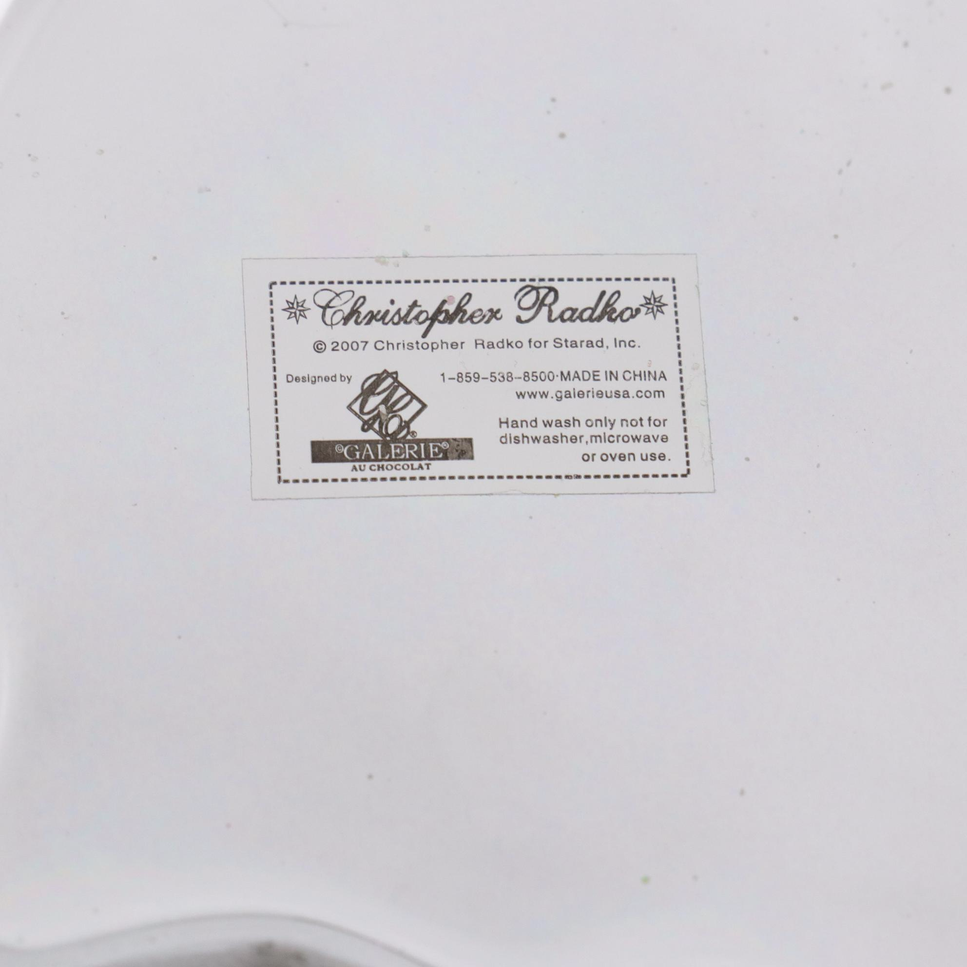 Christopher Radko "Magnificent Journey" & "Last Minute Touches" Santa Candy Jars