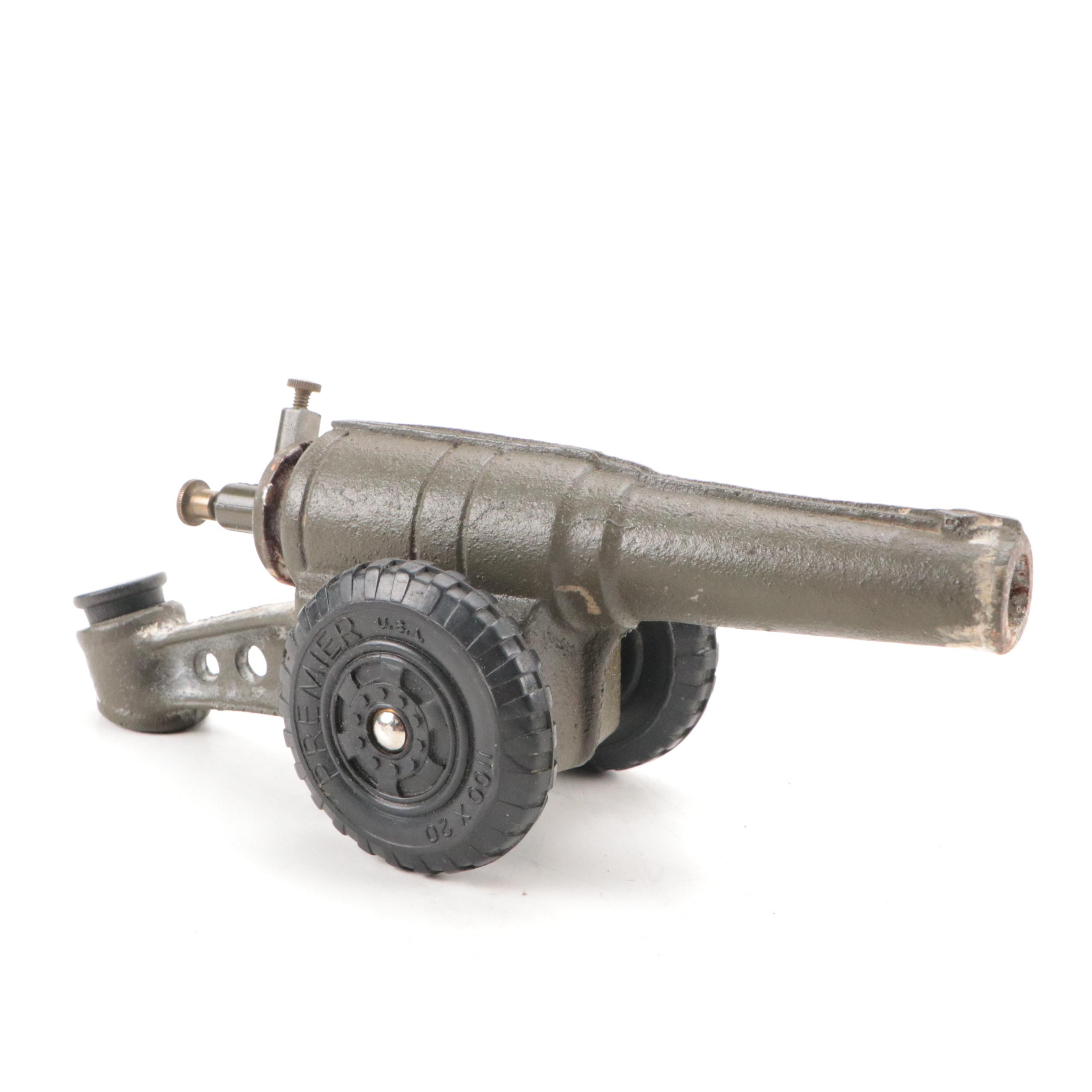 Contestoga Co. Metal "Big-Bang" 60mm Model Cannon, Mid-20th century