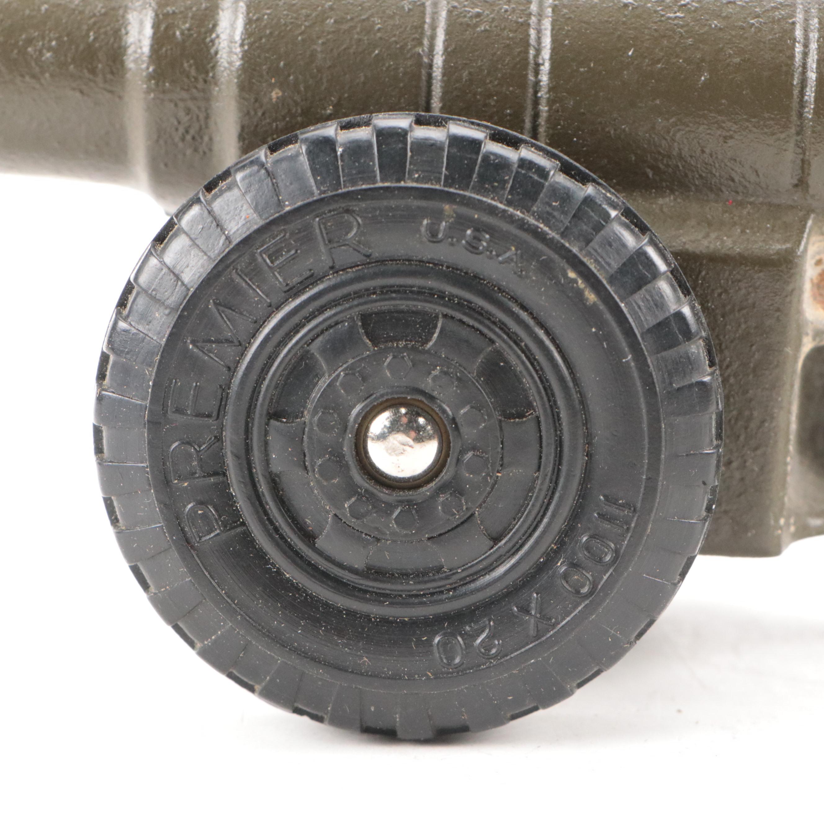 Contestoga Co. Metal "Big-Bang" 60mm Model Cannon, Mid-20th century