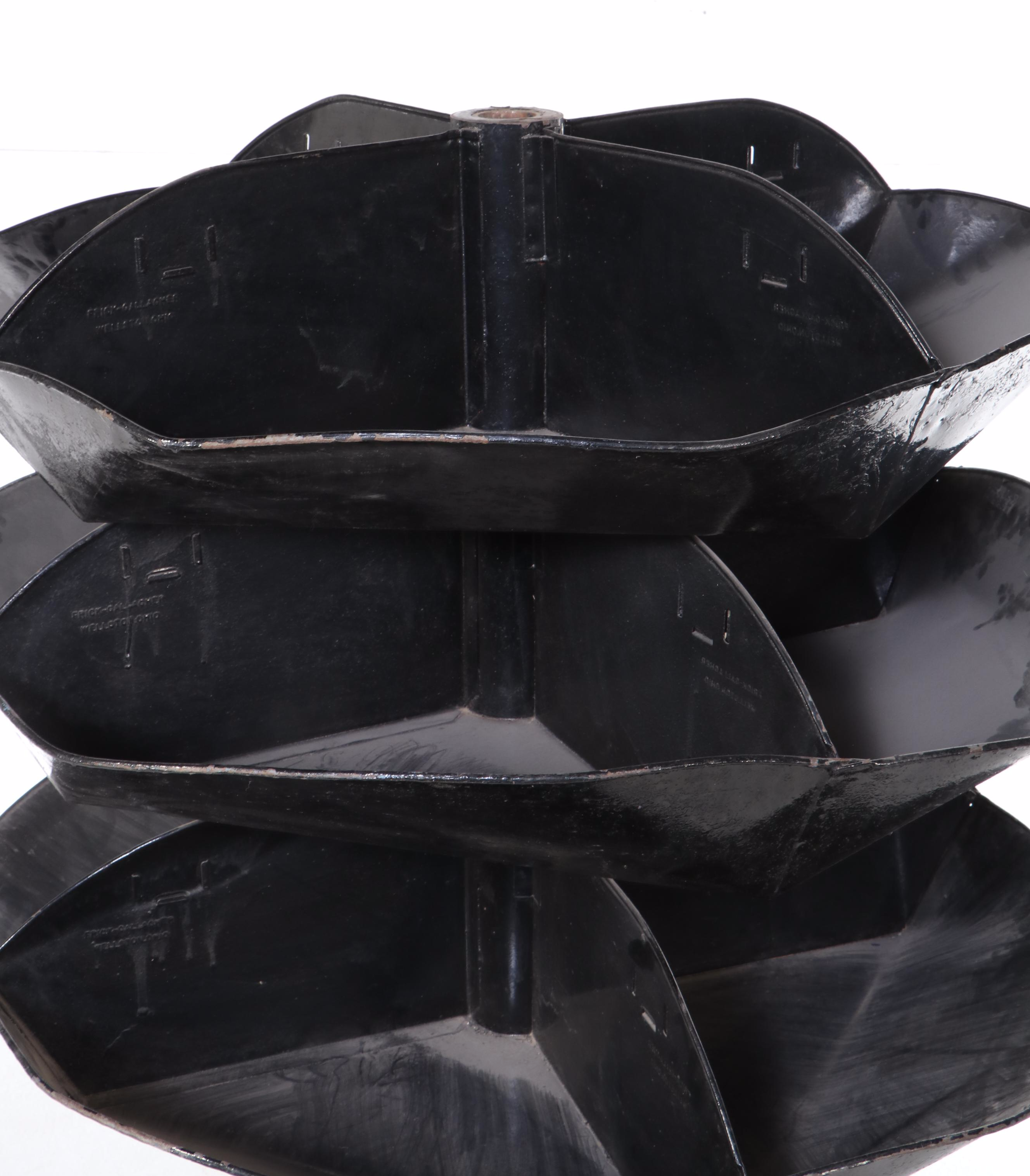 Industrial Revolving Hardware Parts Storage/Display Bin