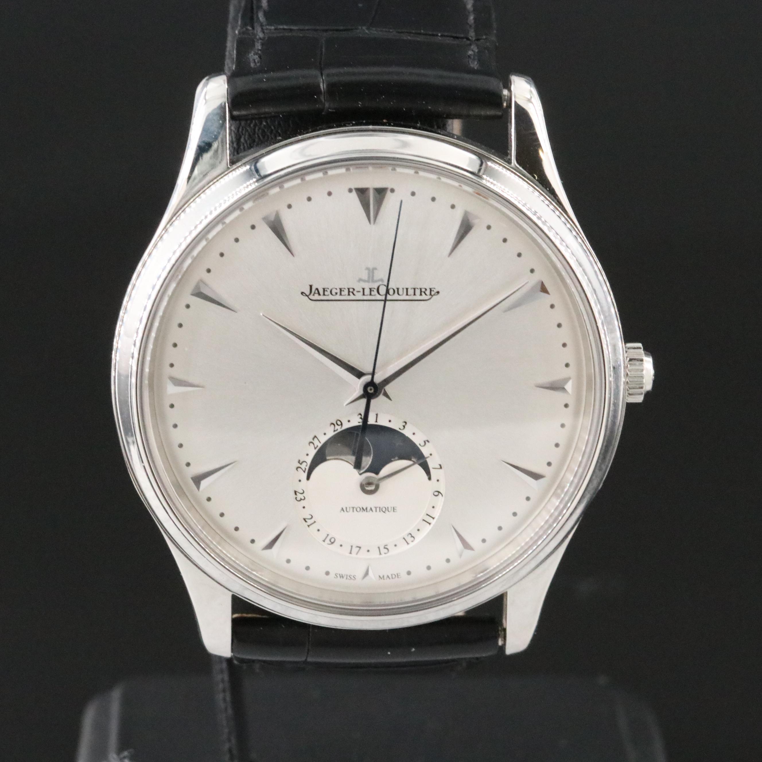 Jaeger-LeCoultre Master Ultra Thin Moon Q1368420 39mm Steel Automatic Watch