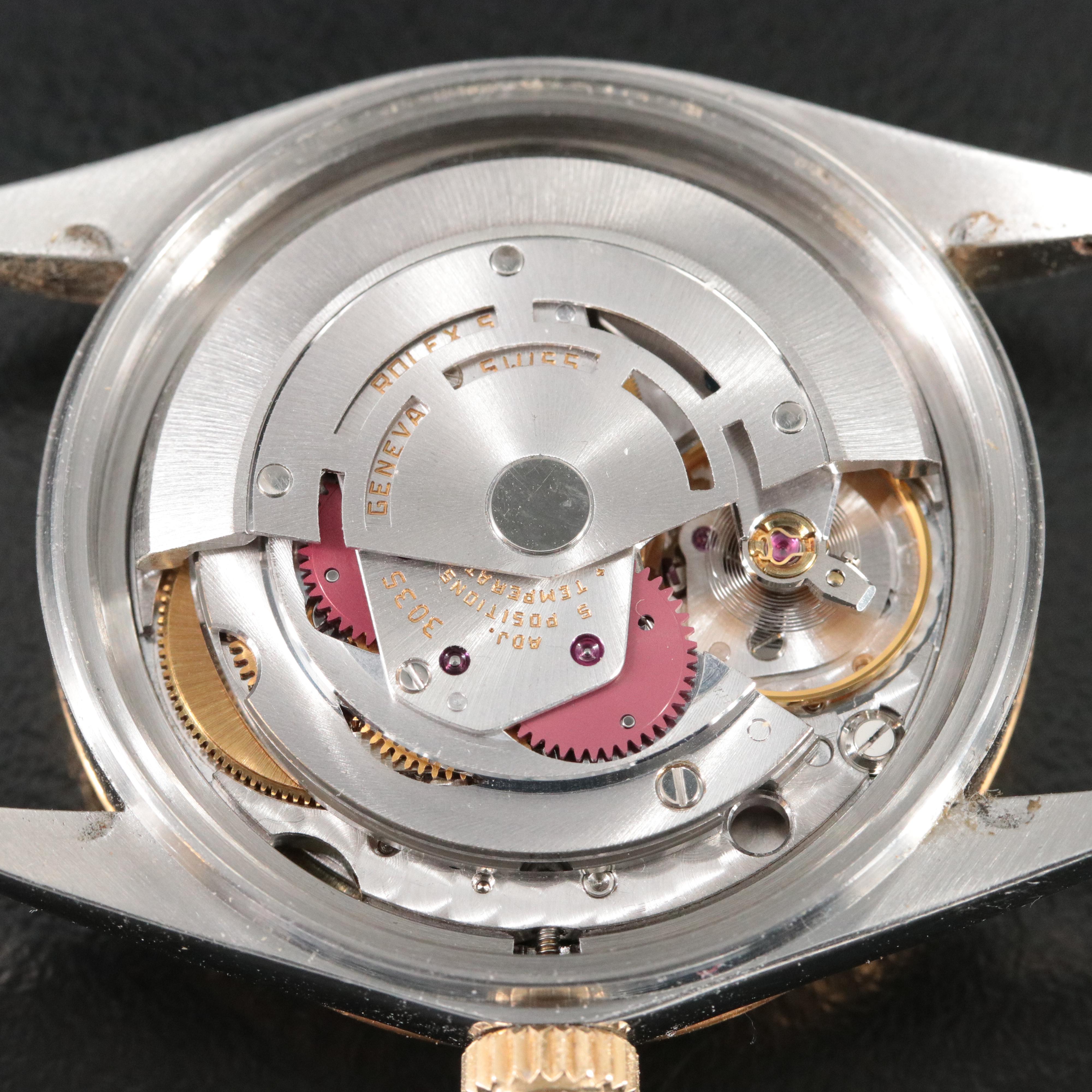 1986 Rolex Custom Diamond Dial Two-Tone Datejust Watch