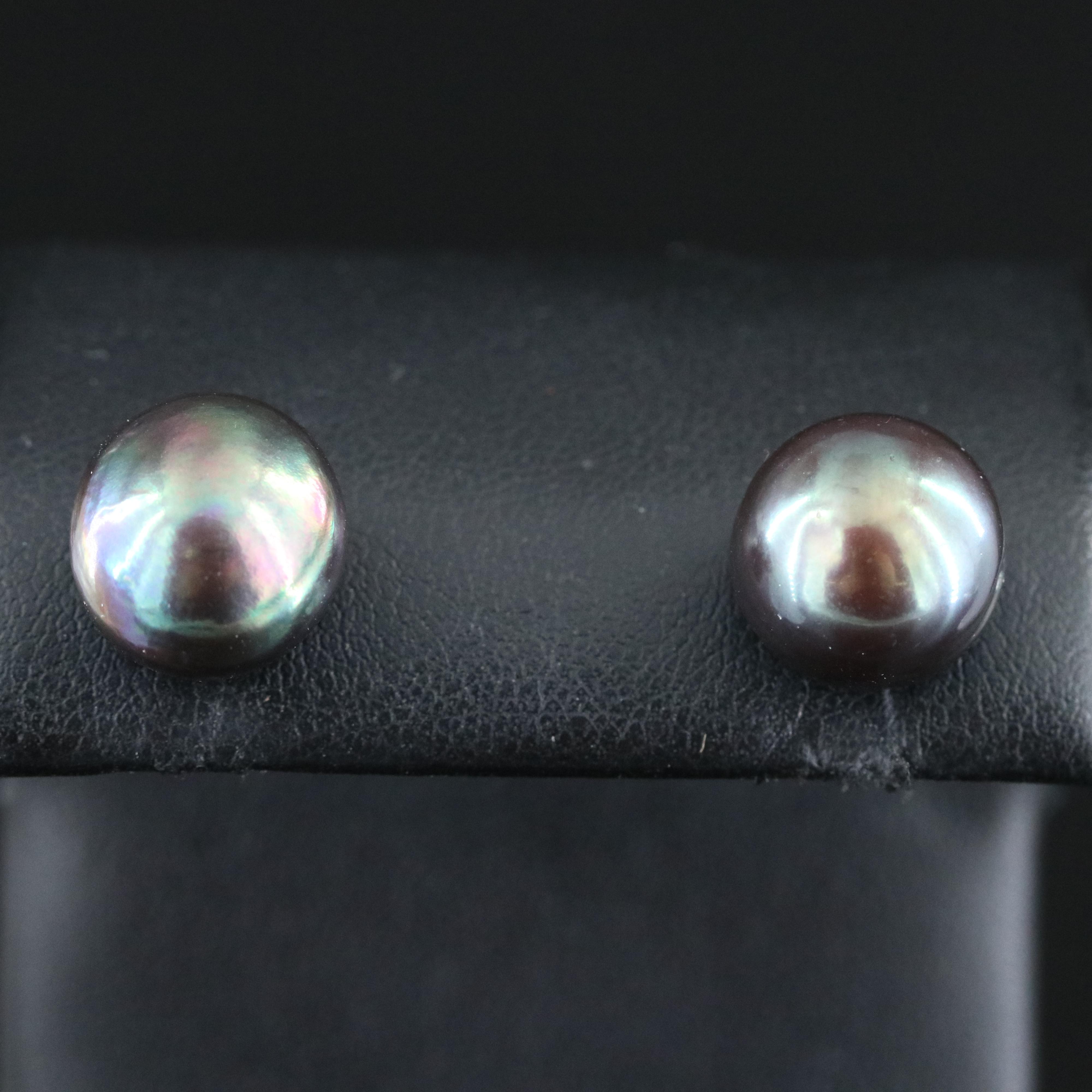 Pearl Stud Earrings