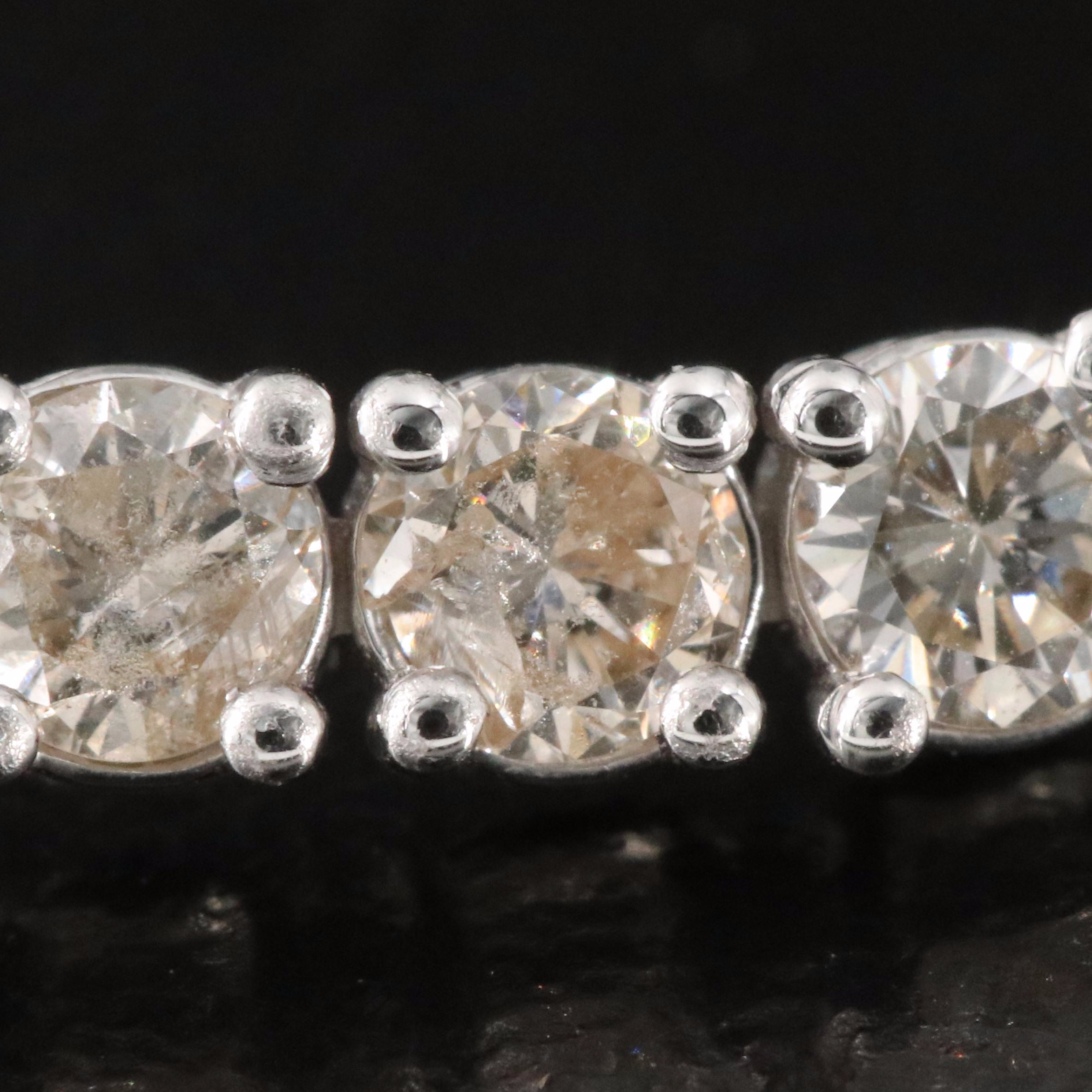 14K 5.21 CTW Diamond Line Bracelet