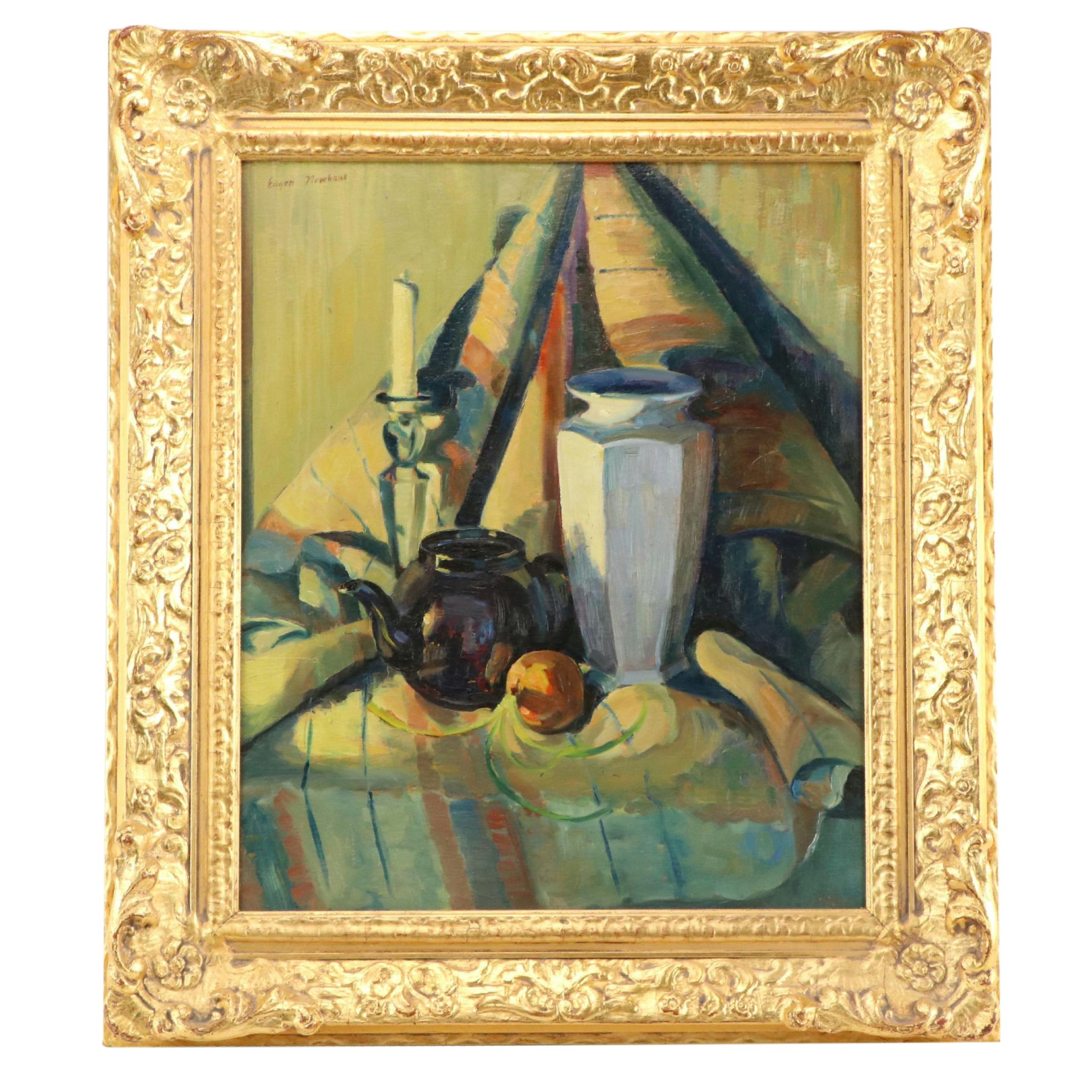 Eugen Newhaus Still Life Oil Painting