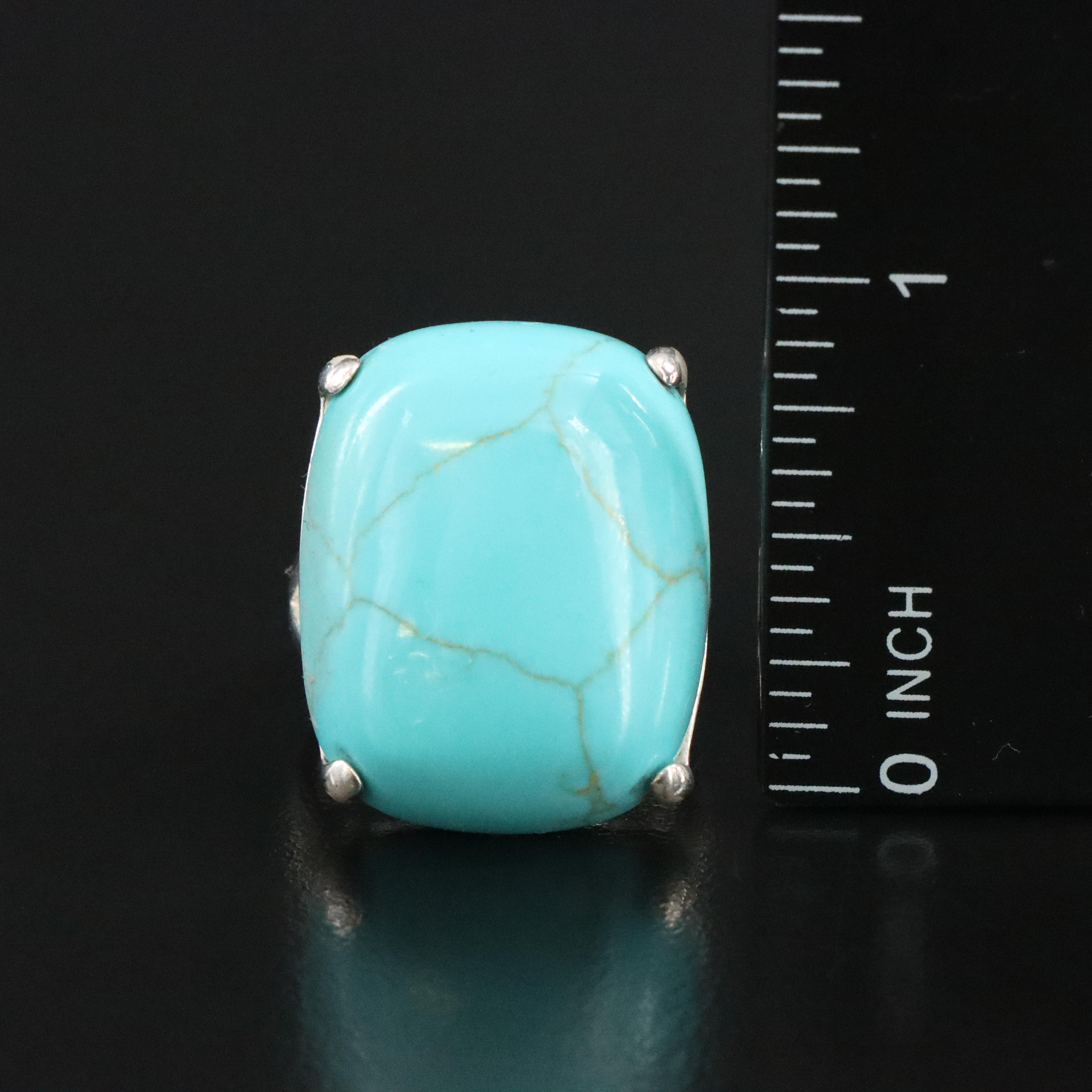 Sterling Gemstone Earrings and Ring Collection Including Turquoise