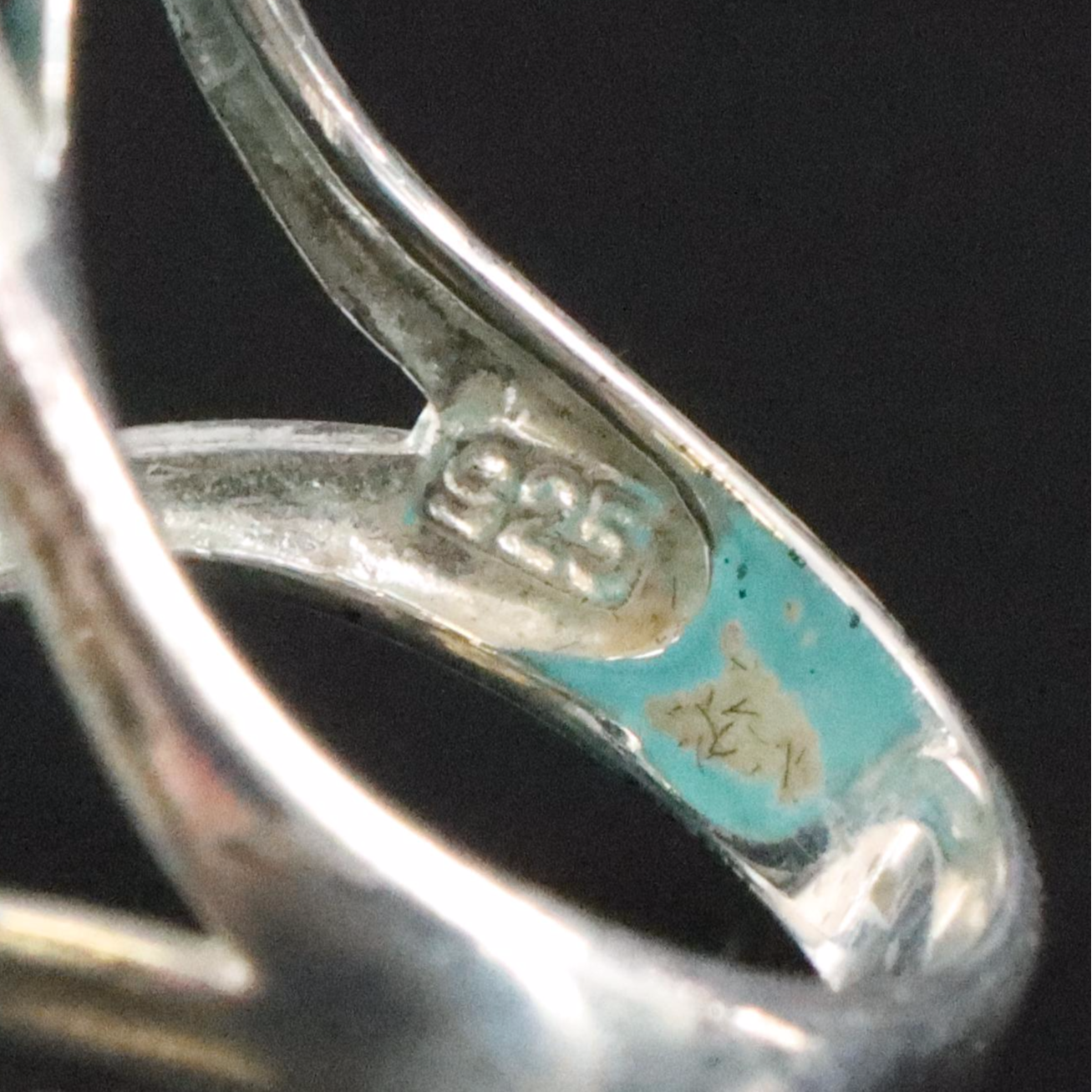 Sterling Gemstone Earrings and Ring Collection Including Turquoise